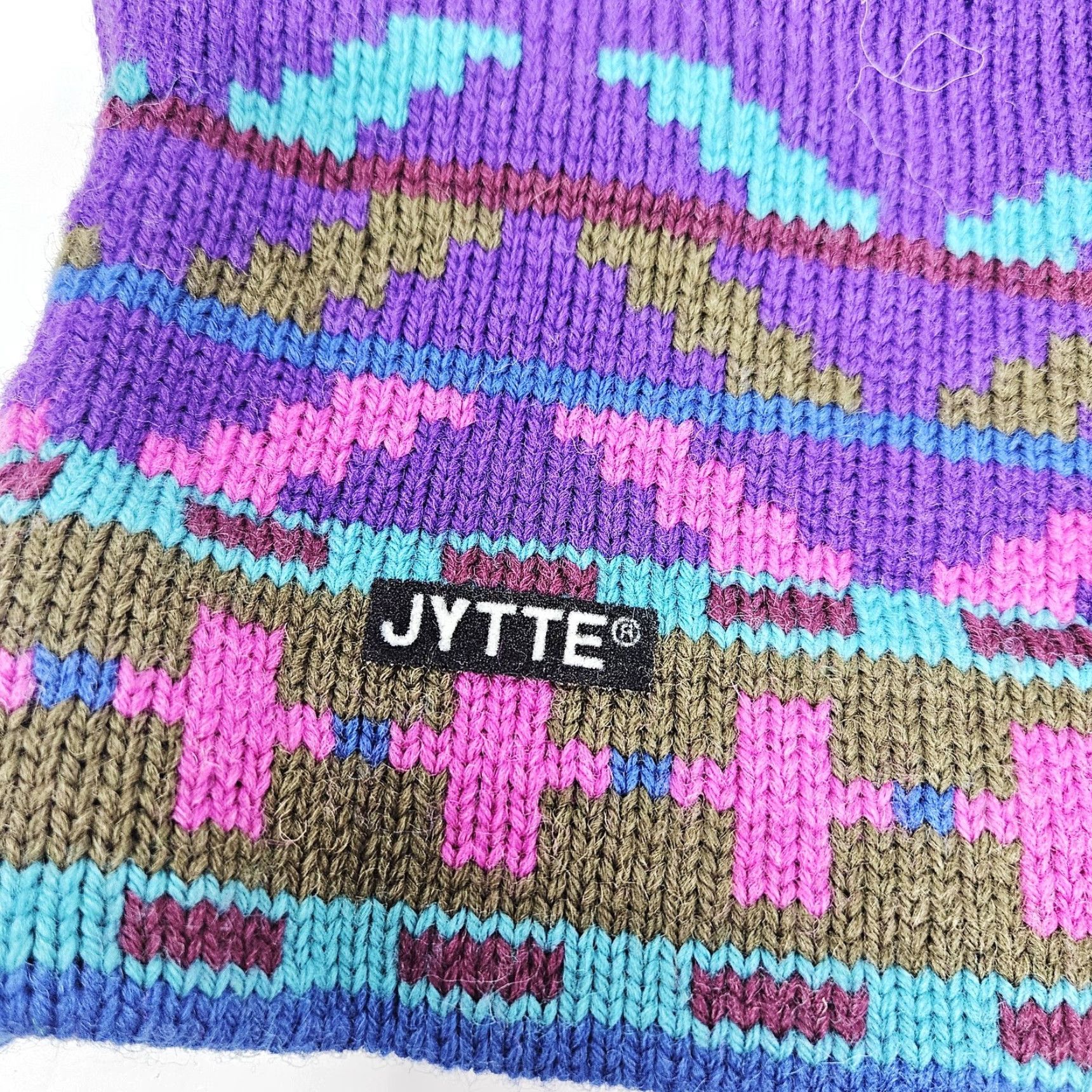 Vintage VINTAGE JYTTE Beanie Hat Mens One Size Purple Knit U.S. Pro Ski Tour 90s Size ONE SIZE - 4 Thumbnail