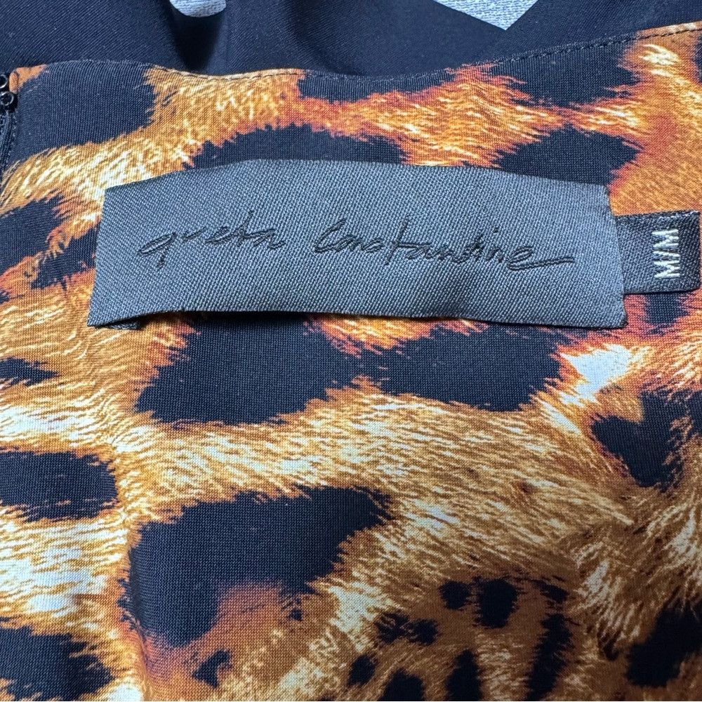 Other Greta Constantine Animal Print Ruffle Detail Off Shoulder D Size M / US 6-8 / IT 42-44 - 6 Thumbnail