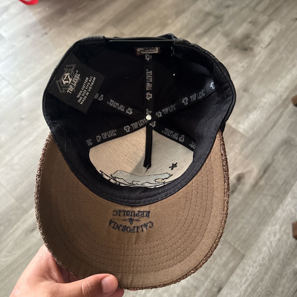 California Republic California Republic Mens Trucker Hat RARE Size ONE SIZE - 4 Thumbnail