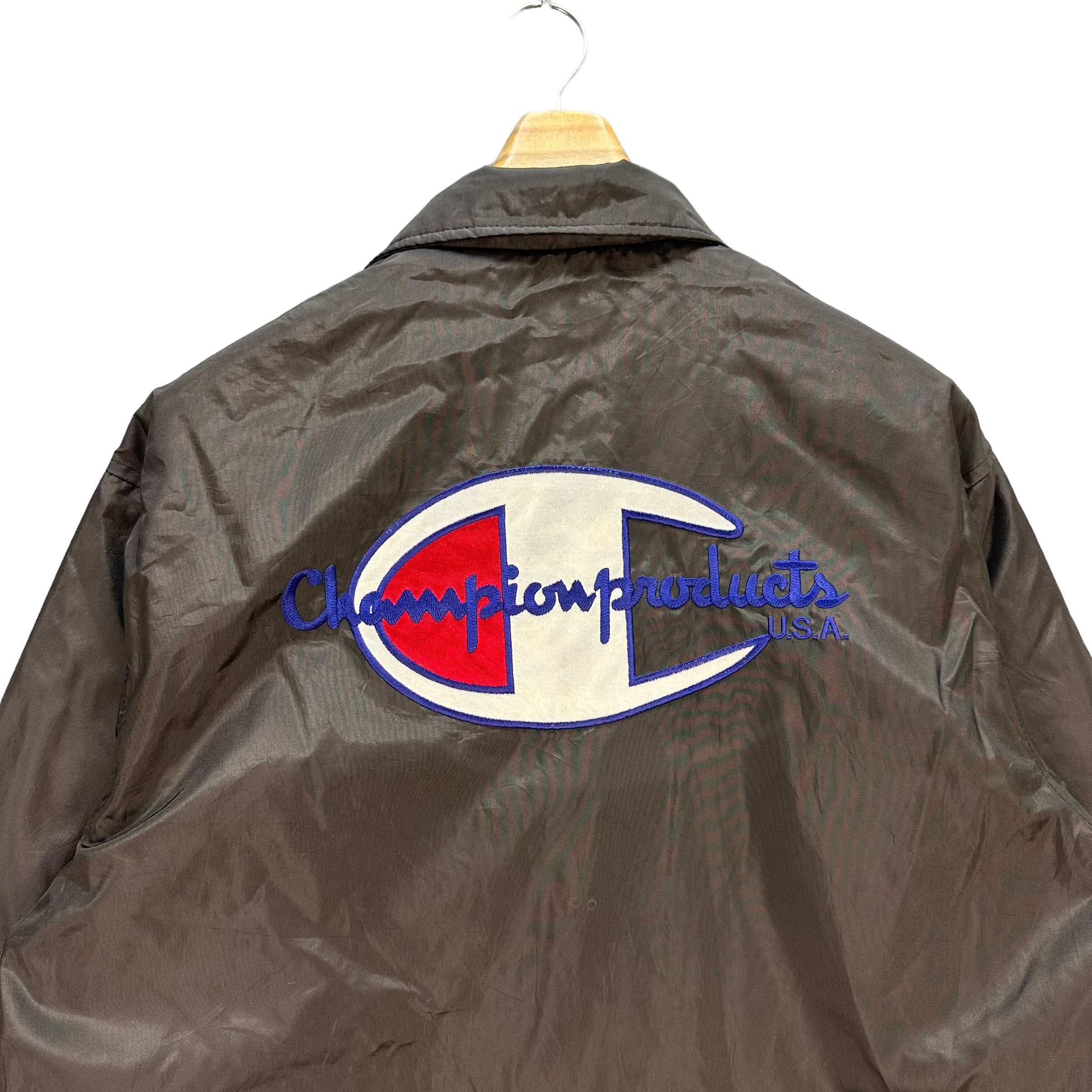 Champion CHAMPION PRODUCTS EMBROIDERY BIG LOGO COACH JACKET #7603-157 Size US M / EU 48-50 / 2 - 2 Thumbnail