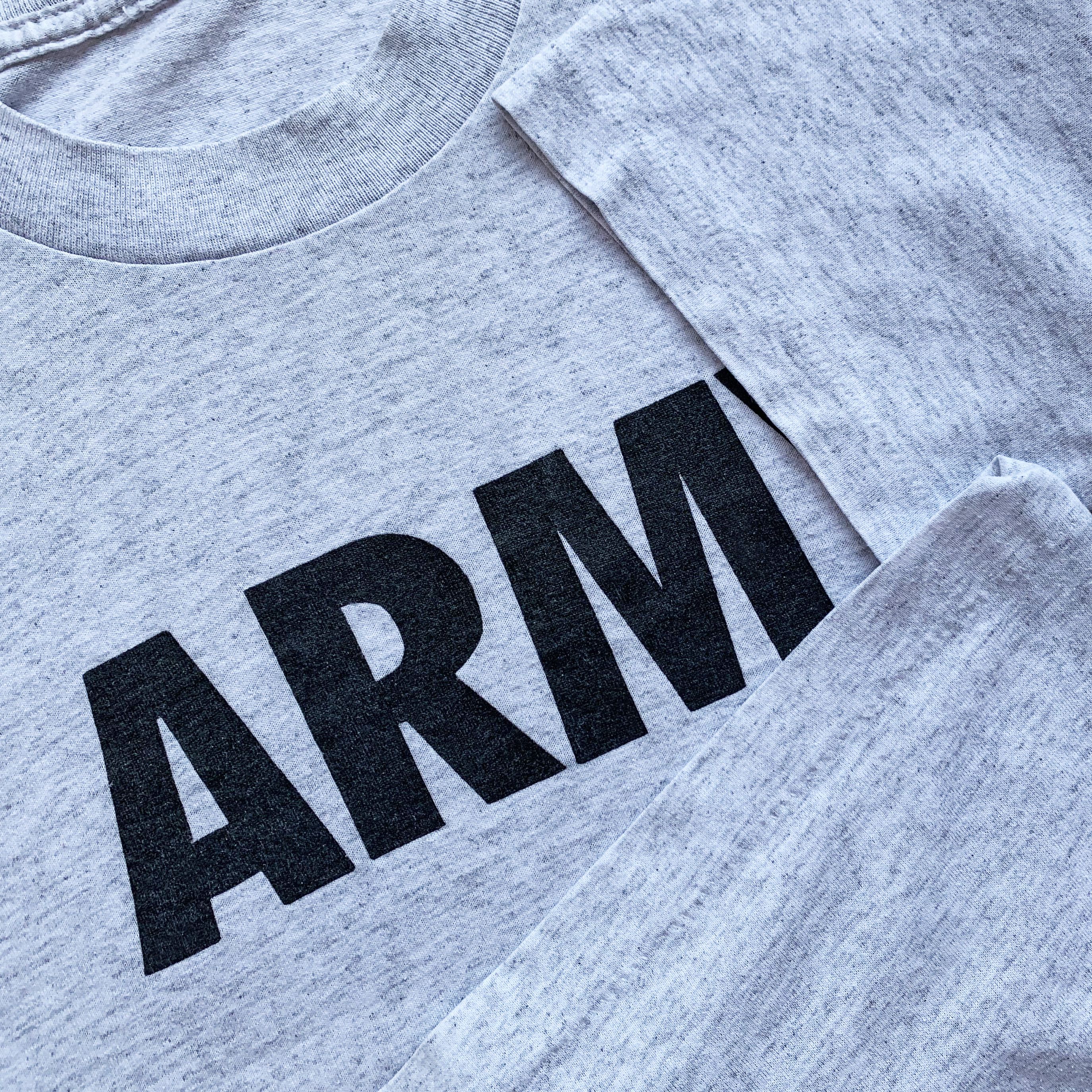 Vintage Vintage 80s 90s ARMY t shirt Single stitch Retro Military US Size US S / EU 44-46 / 1 - 4 Thumbnail