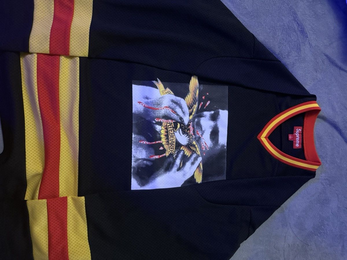 Antihero × Supreme Supreme x Anti Hero Hockey Jersey Size Large Black BNIB Size US L / EU 52-54 / 3 - 4 Thumbnail