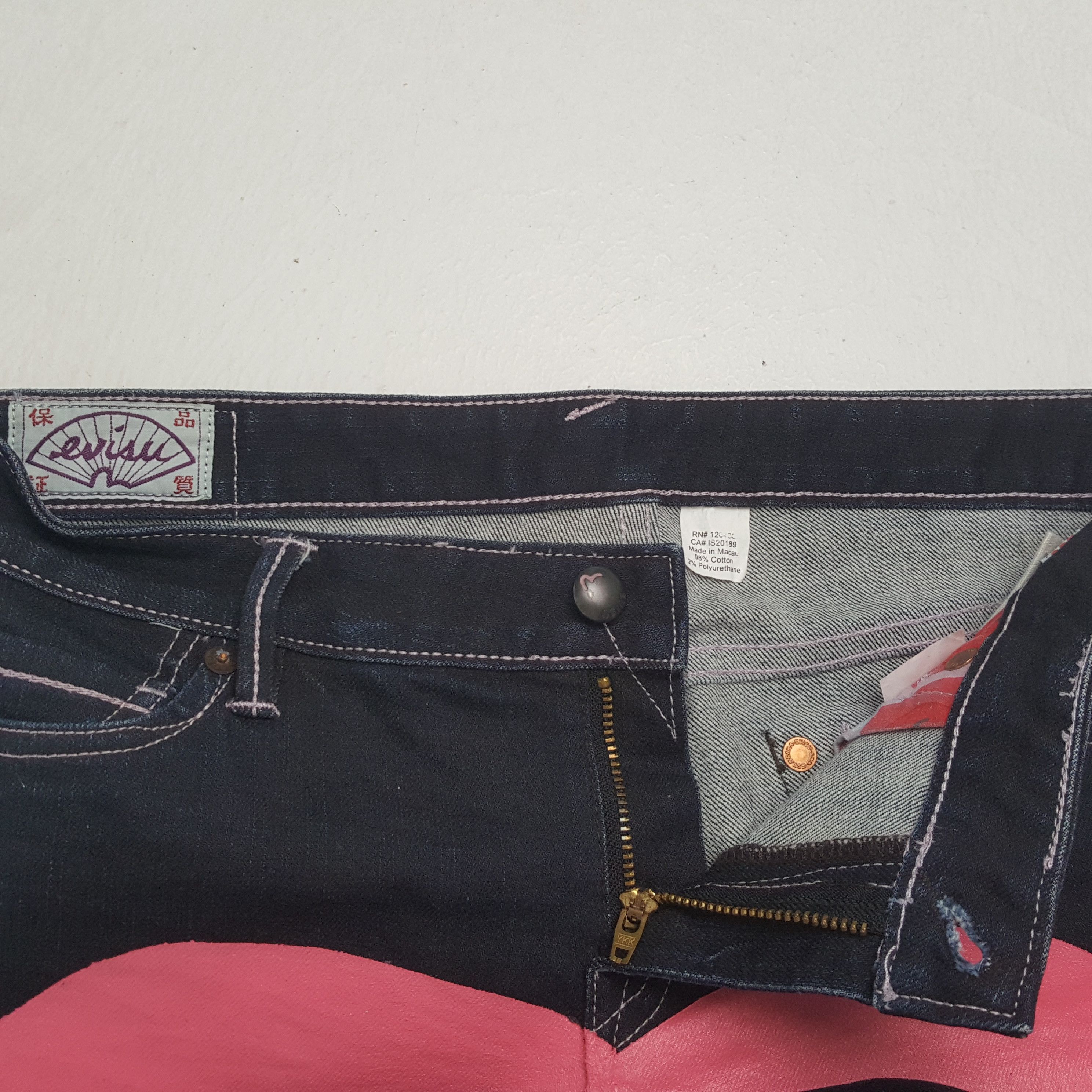 Japanese Brand × Vintage EVISU Japanese Brand Streetwear Custom Daicock Jeans Size 30" / US 8 / IT 44 - 12 Thumbnail