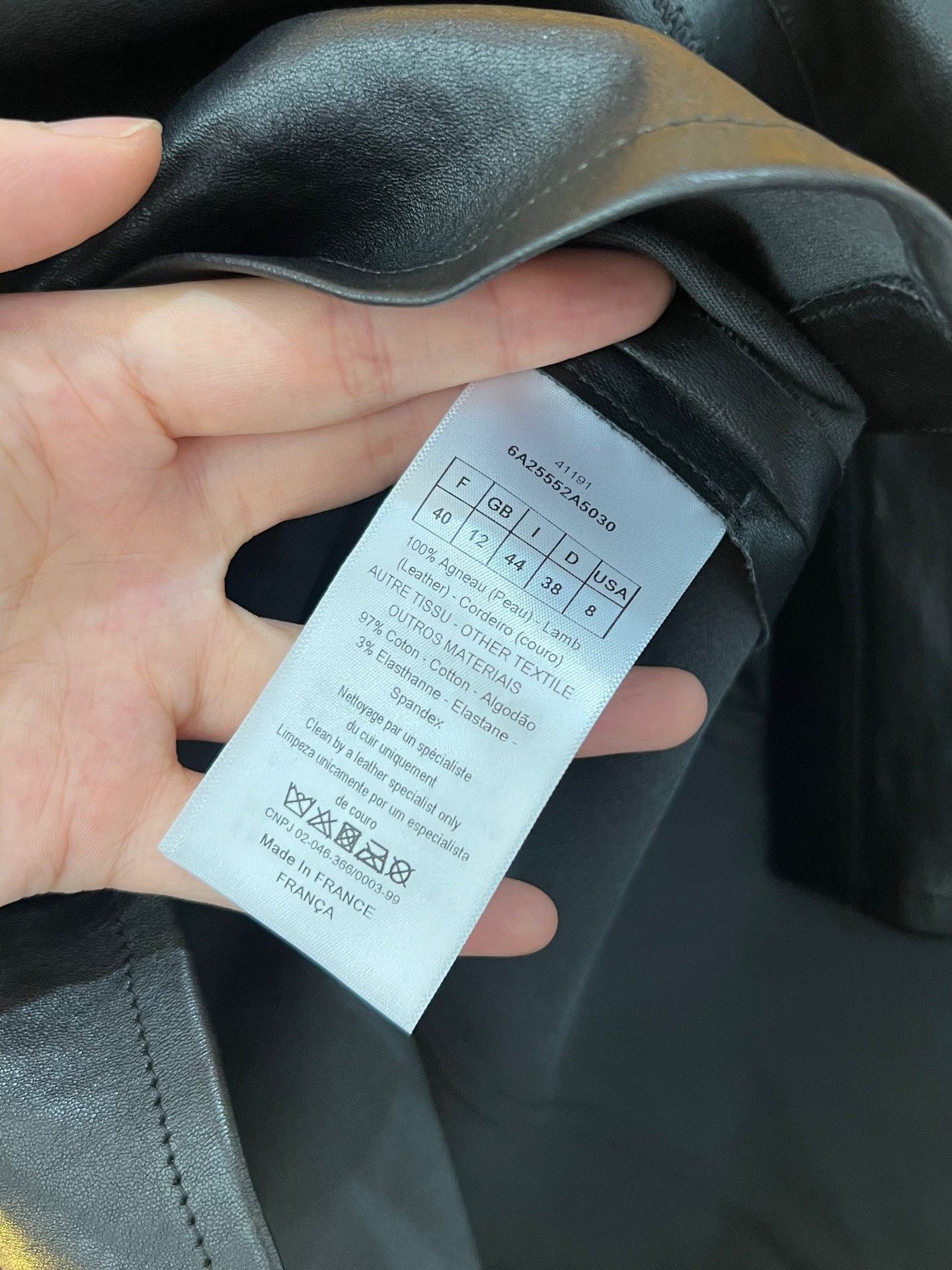 Dior Dior Lambskin Jacket Size US XXS / EU 40 - 4 Thumbnail