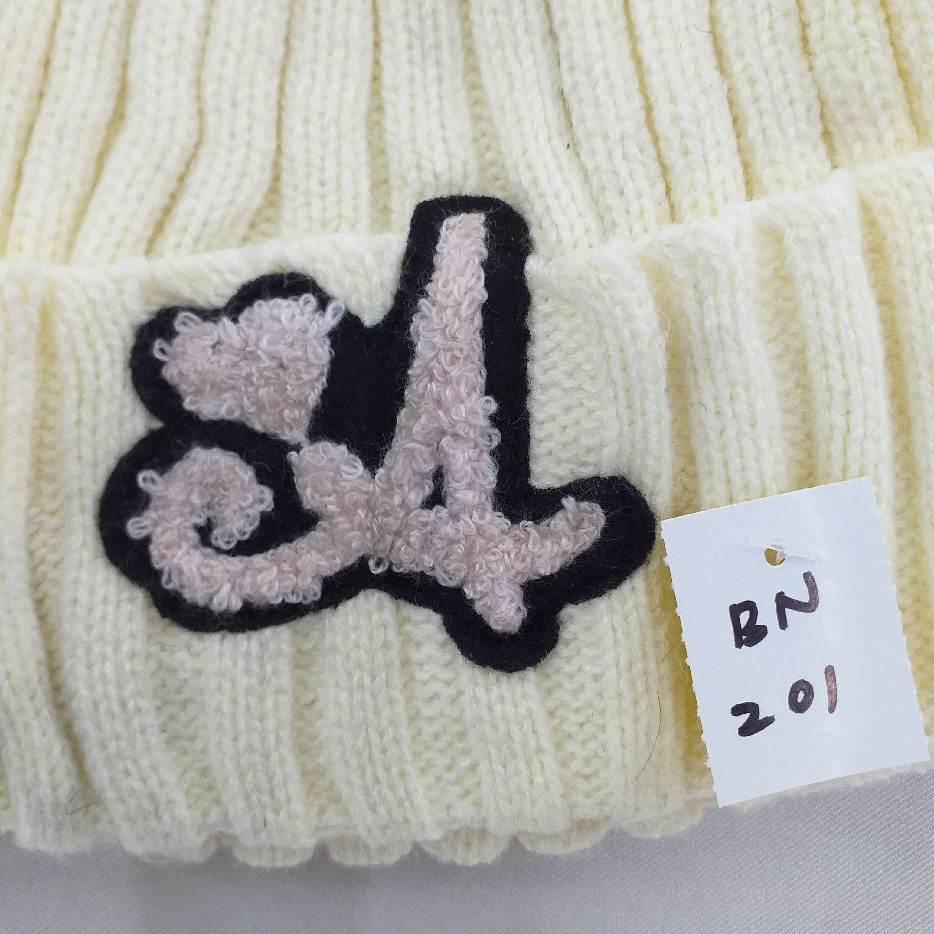 Japanese Brand Letter 'A' Embroidery Beauty Snow Cap Hat Beanie -BN201 Size ONE SIZE - 6 Thumbnail