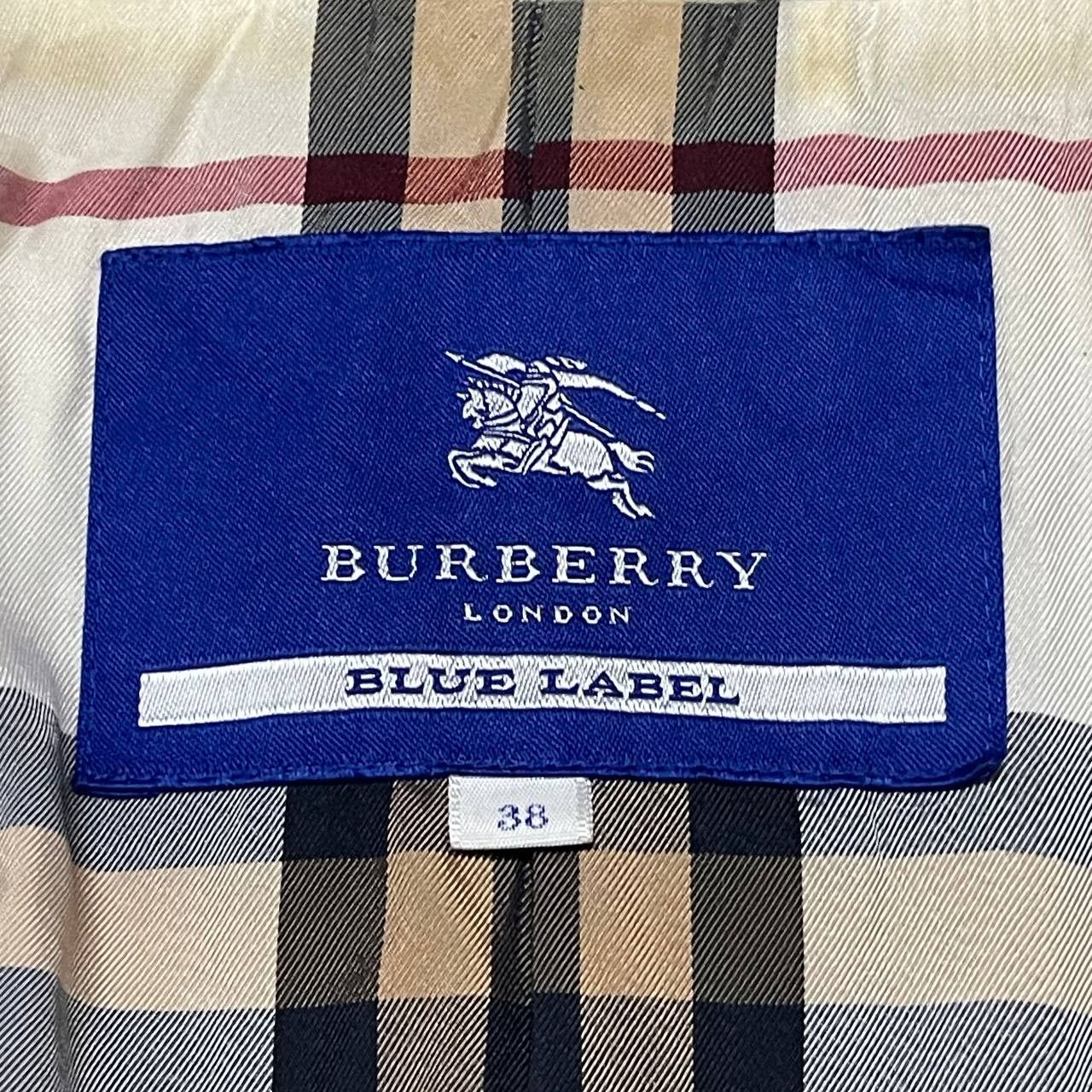 Burberry Vintage Burberry Blue Label Nova Check Wool Coat Size S / US 4 / IT 40 - 8 Thumbnail