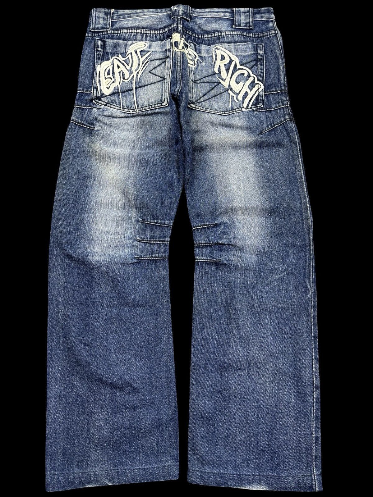 Yuji Yamada BAGGY Curved🔥YUJI YAMADA Japanese Designer Denim F911 Size US 32 / EU 48 - 1 Thumbnail