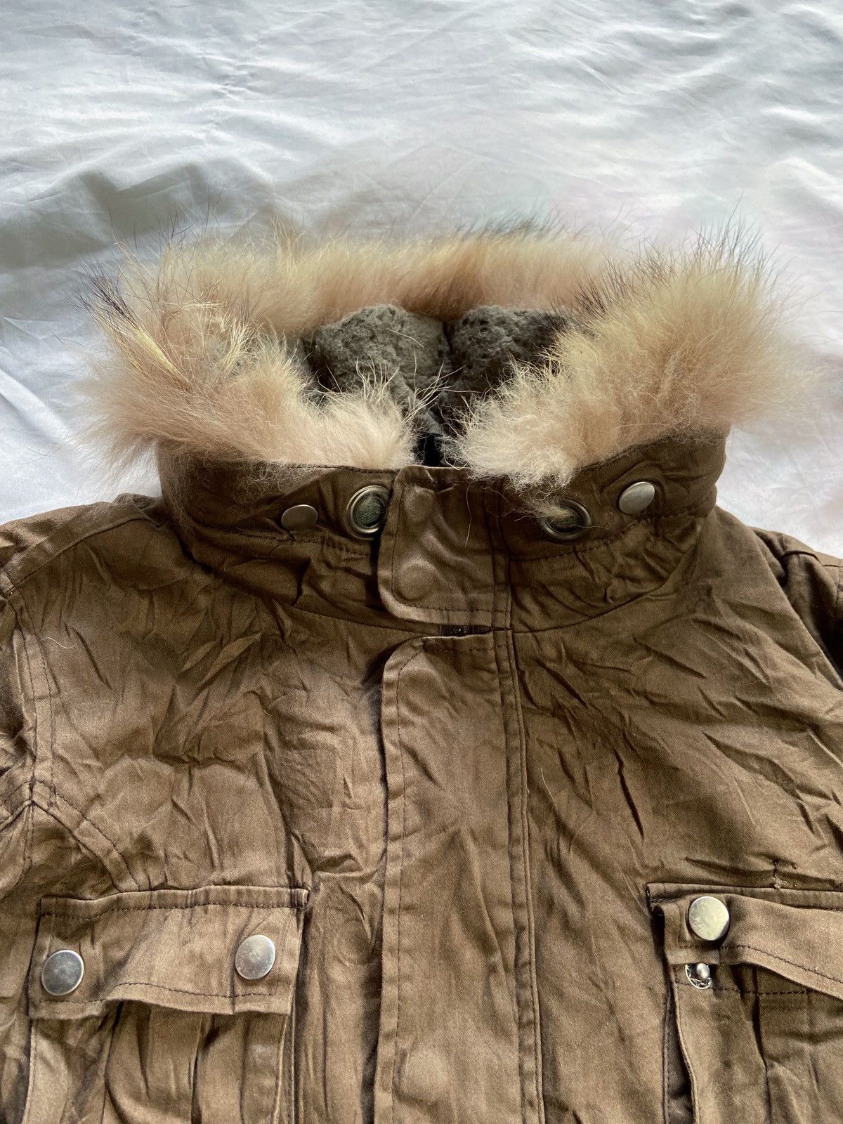 Isamu Katayama Backlash SPLENDEUR FAUX FUR MULTI POCKET PUNK STYLE ZIP JACKET Size US S / EU 44-46 / 1 - 11 Thumbnail