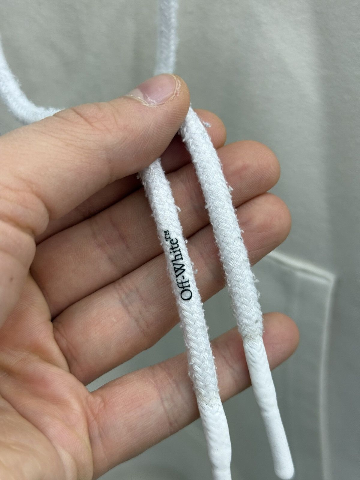 Off-White Off-White Hands Off Cross Back Printed Cotton Hoodie Size US S / EU 44-46 / 1 - 3 Thumbnail