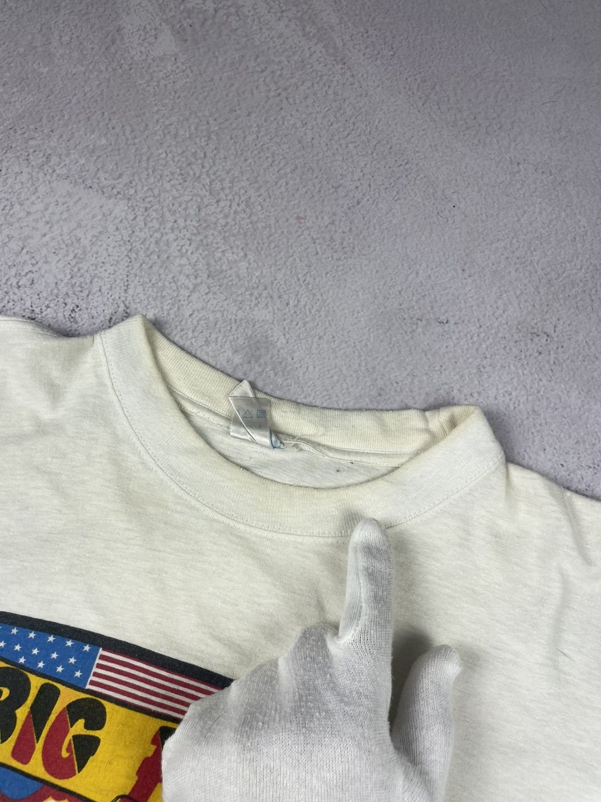 Band Tees × Vintage Vintage Big Foot Stuntmen Shirt 90s USA M Distressed Stained Size US M / EU 48-50 / 2 - 16 Thumbnail