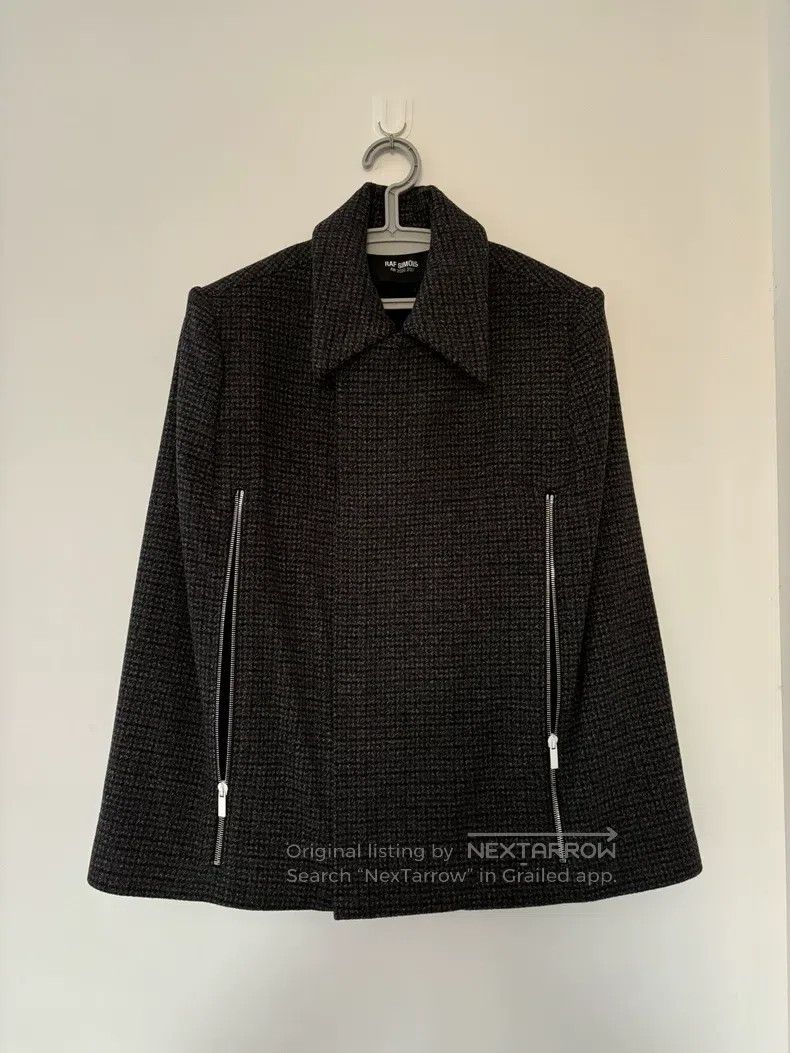 Raf Simons Raf Simons Dark gray sleeveless wool shawl jacket Size US S / EU 44-46 / 1 - 2 Thumbnail