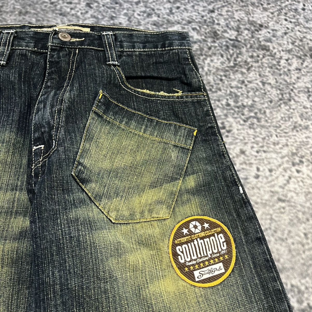 Southpole VINTAGE Y2K SOUTHPOLE GRUNGE SKATER BAGGY WIDE LEG JEANS Size US 28 / EU 44 - 6 Thumbnail