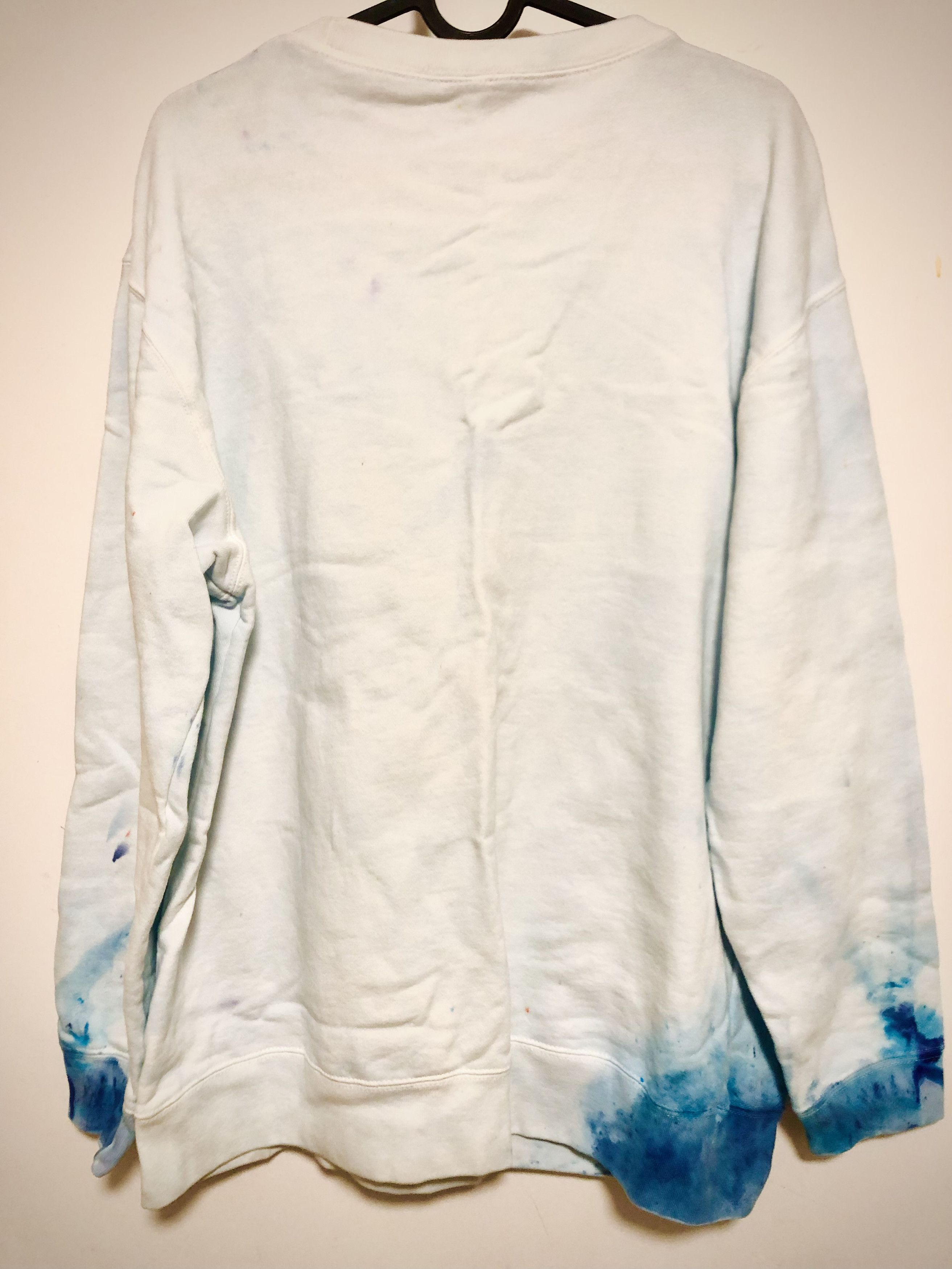 Japanese Brand × Vintage 1 of 1 Japanese Hand Dyed Tie Dye Crew Sweatshirt Size US L / EU 52-54 / 3 - 2 Thumbnail