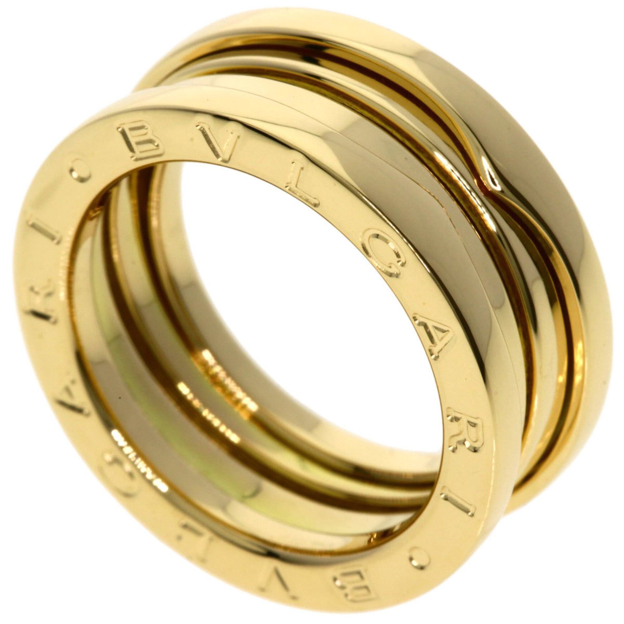 Bvlgari Bulgari B-zero1 2-band ring #50, 18K yellow gold, women's BVLGARI Size ONE SIZE - 1 Thumbnail
