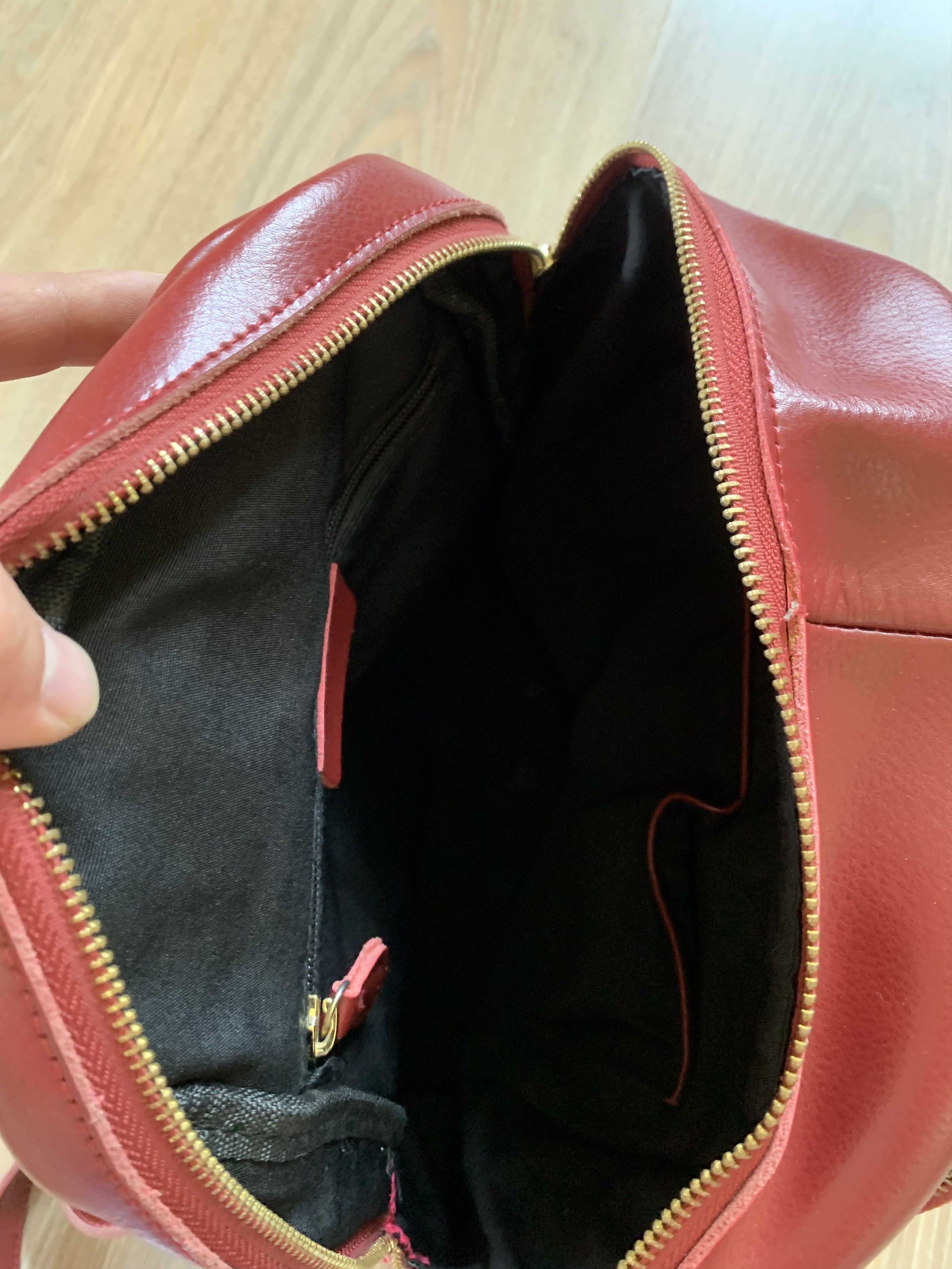 Michael Kors Micheal Kors Red Leather Backpack Bag Size ONE SIZE - 8 Thumbnail