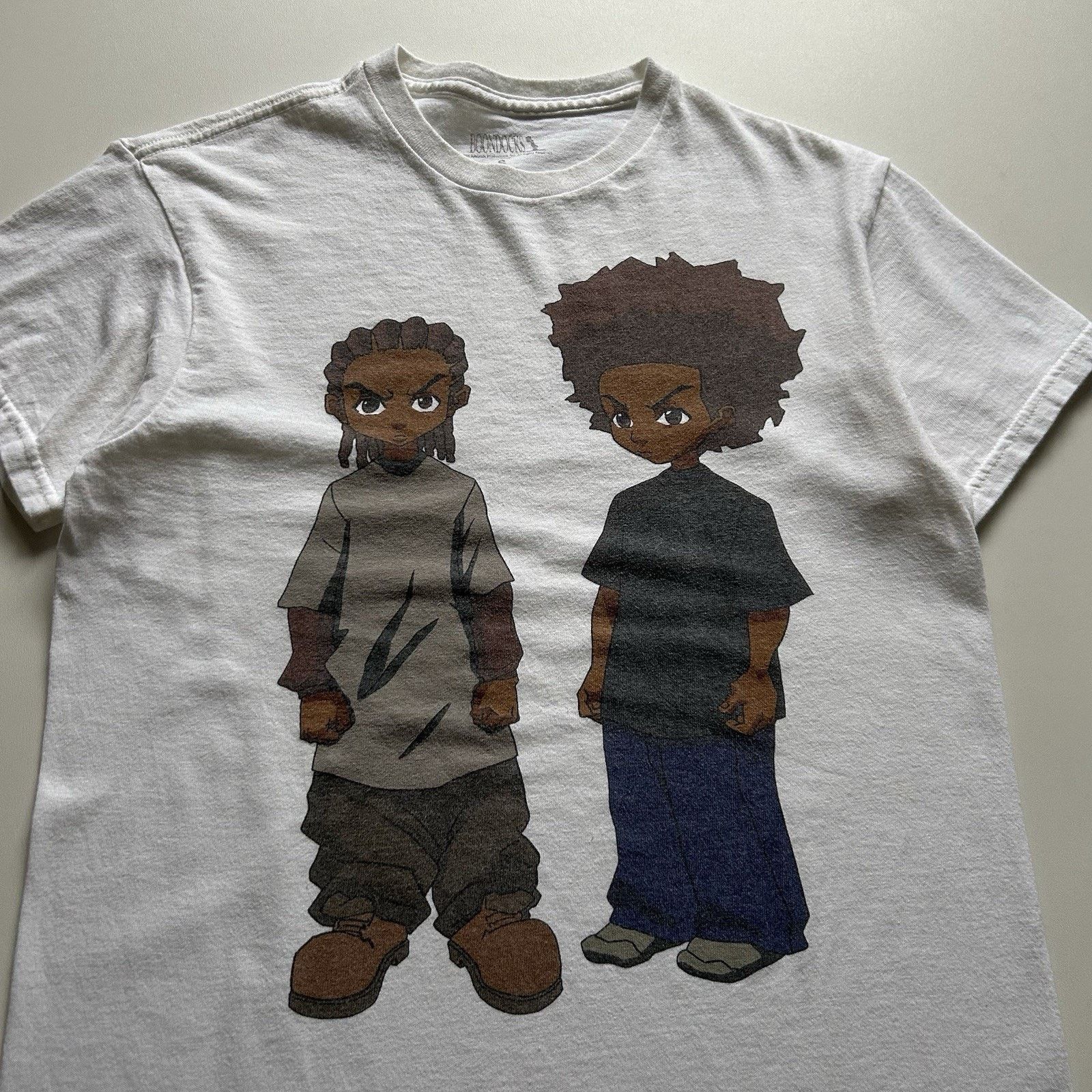 Vintage Vintage The Boondocks Shirt Small White Y2K Riley Huey Promo Size US S / EU 44-46 / 1 - 2 Thumbnail