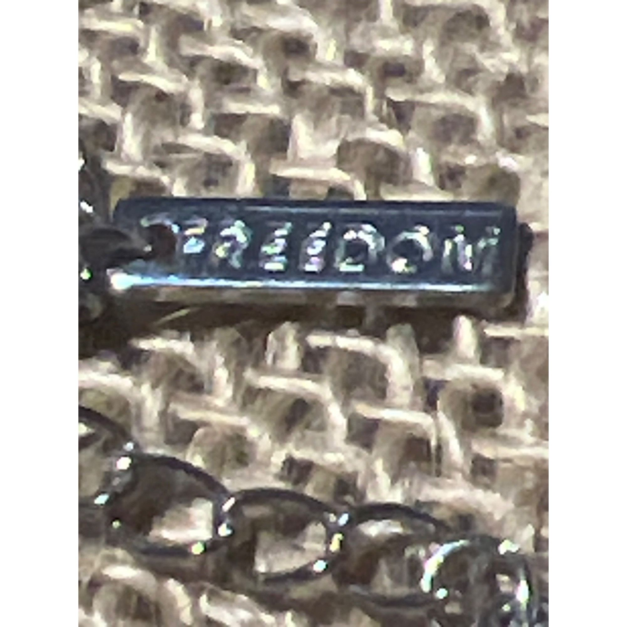 Other Freedom Silver Tone Necklace Black Bead Wing Pendant Moderni Size ONE SIZE - 5 Thumbnail