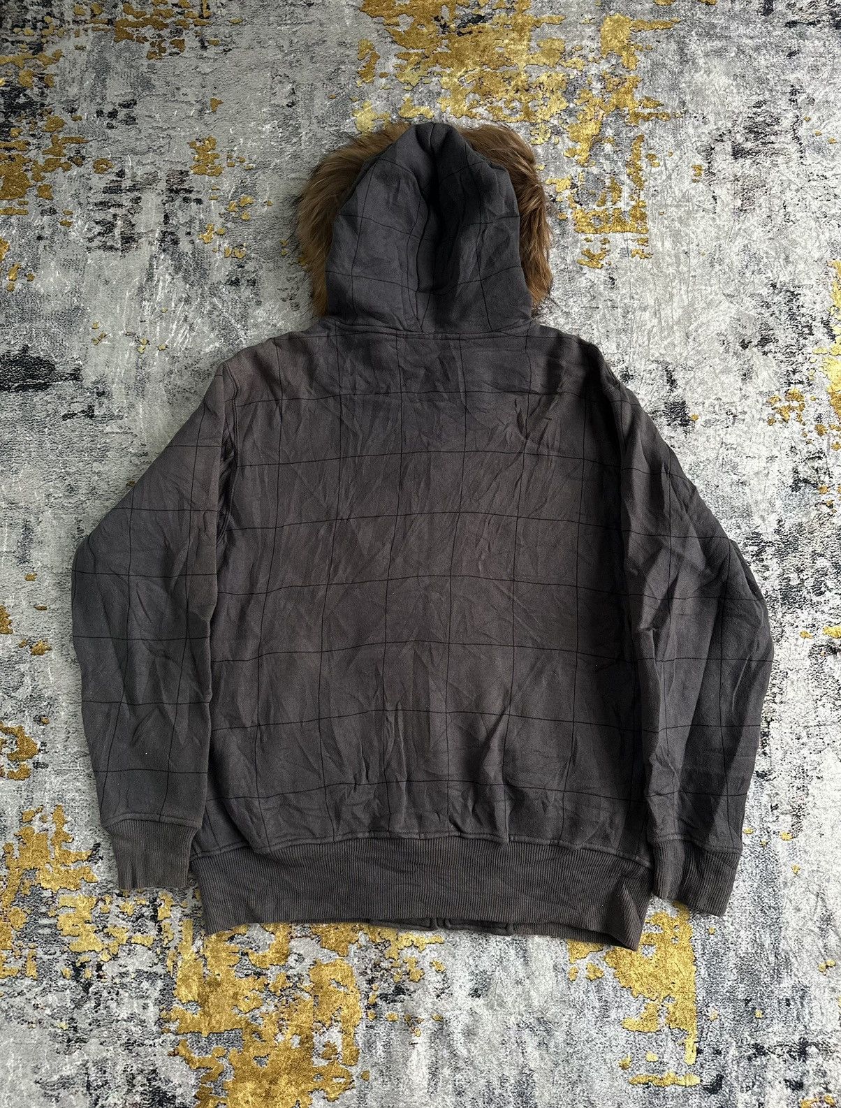 Hysteric Glamour CRAZY FADED BADBOY FUR ZIPHOODIE IFSIXWASNINE LGB STYLE Size US L / EU 52-54 / 3 - 8 Thumbnail