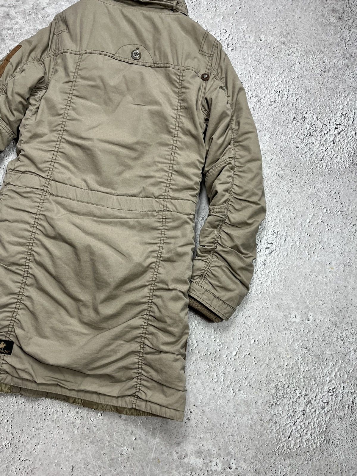 khujo Khujo Women’s Khaki Military Cargo Parka Jacket Coat Size L Size S / US 4 / IT 40 - 16 Thumbnail