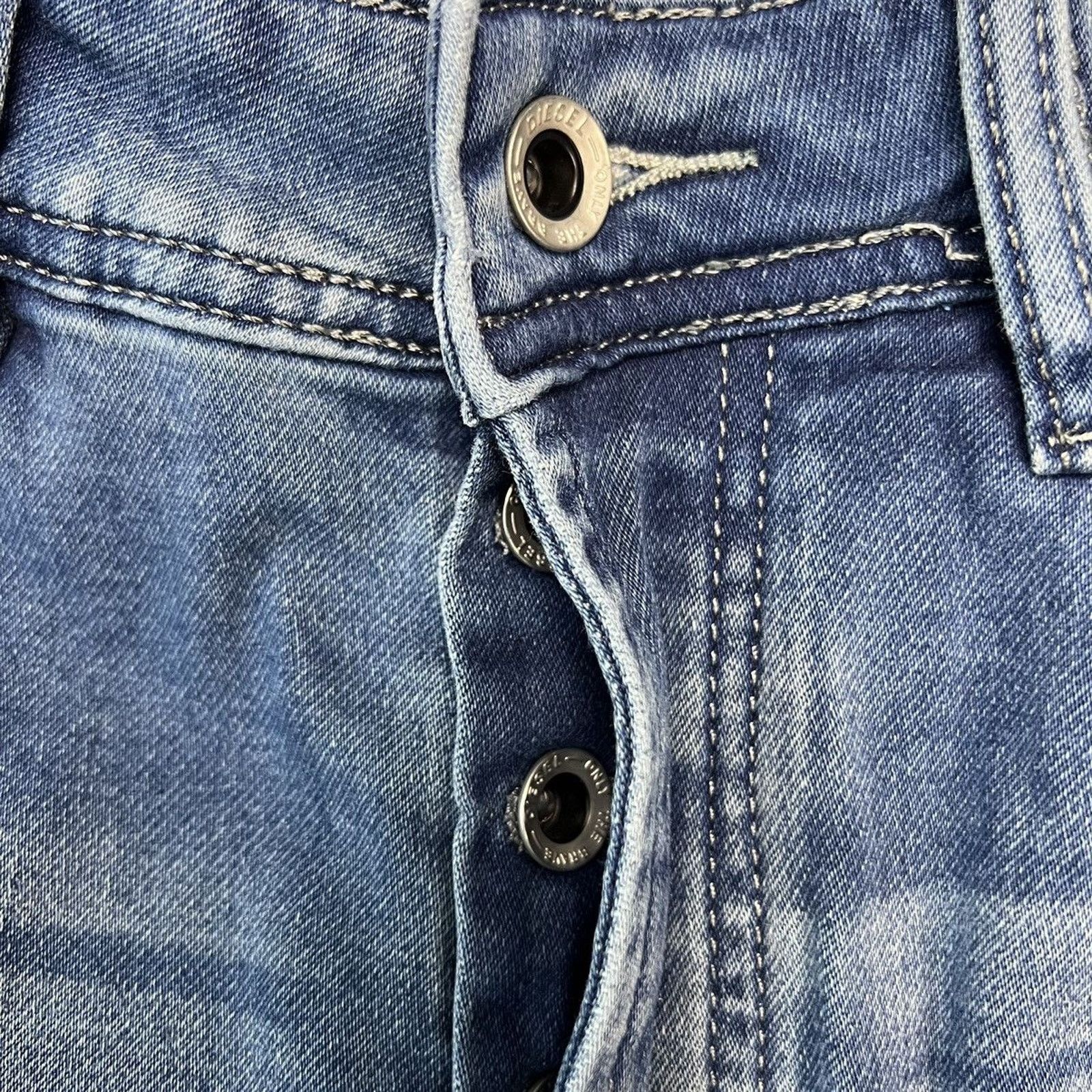 Diesel × Vintage Diesel Luxury Release 2017 Jeans 32x26 Blue Slim Denim Pants Size US 32 / EU 48 - 3 Thumbnail