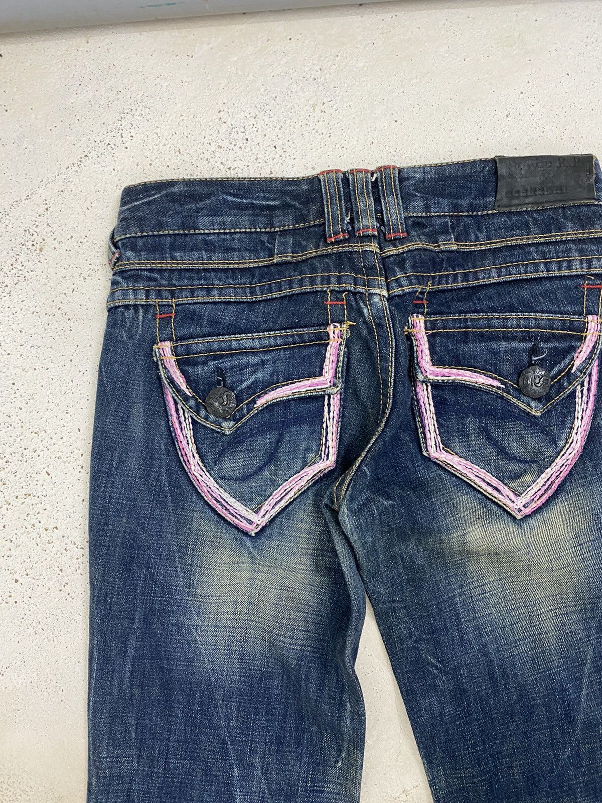 If Six Was Nine × Japanese Brand × Le Grande Bleu (L.G.B.) Flare Studio RP Unisex Jean Japan Mud Washed Low Rise Size US 28 / EU 44 - 17 Thumbnail