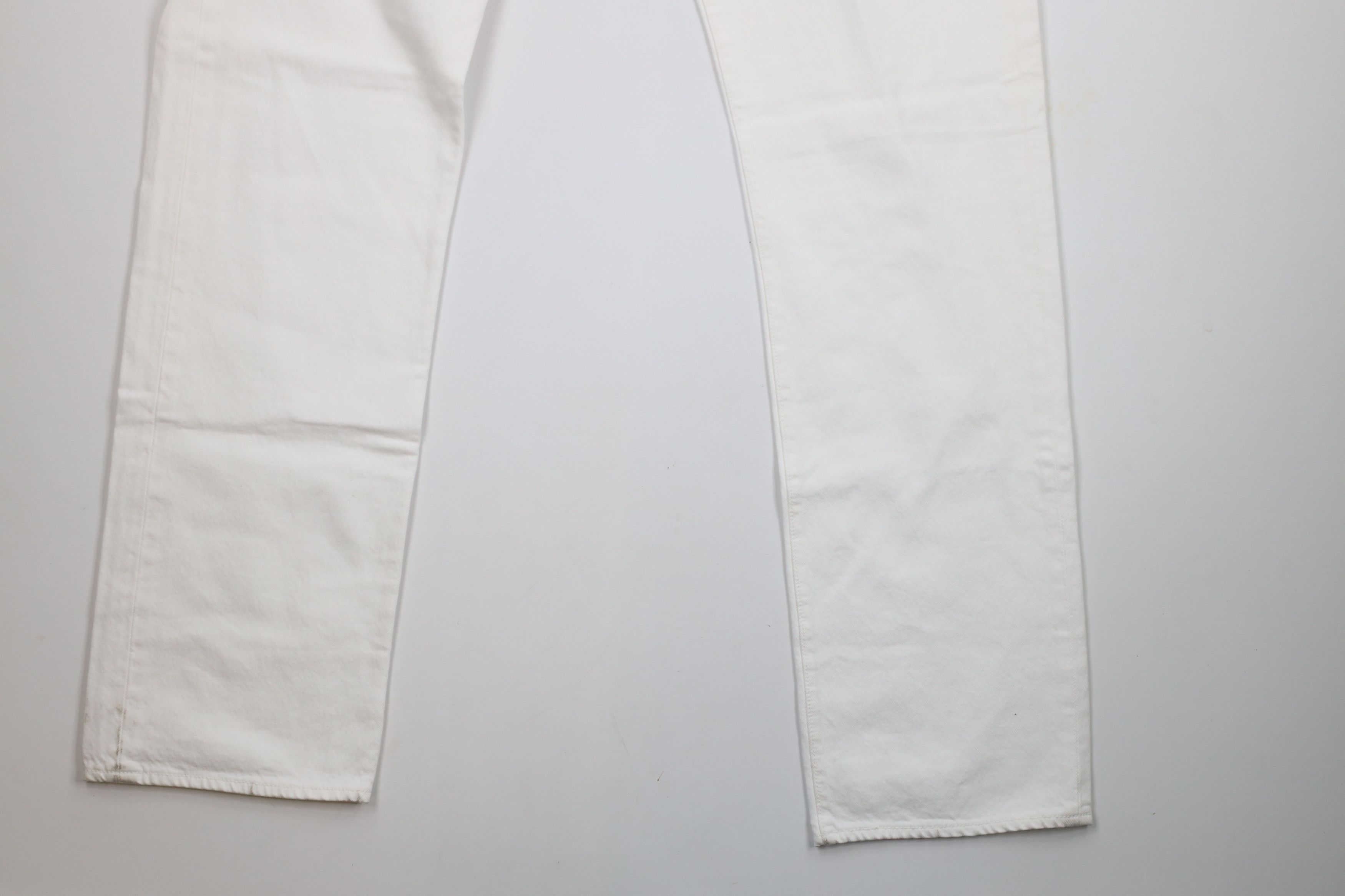 Levi's × Vintage Y2K Levis 501xx Fit Button Fly Denim Jeans White Cotton Size US 40 / EU 56 - 4 Thumbnail