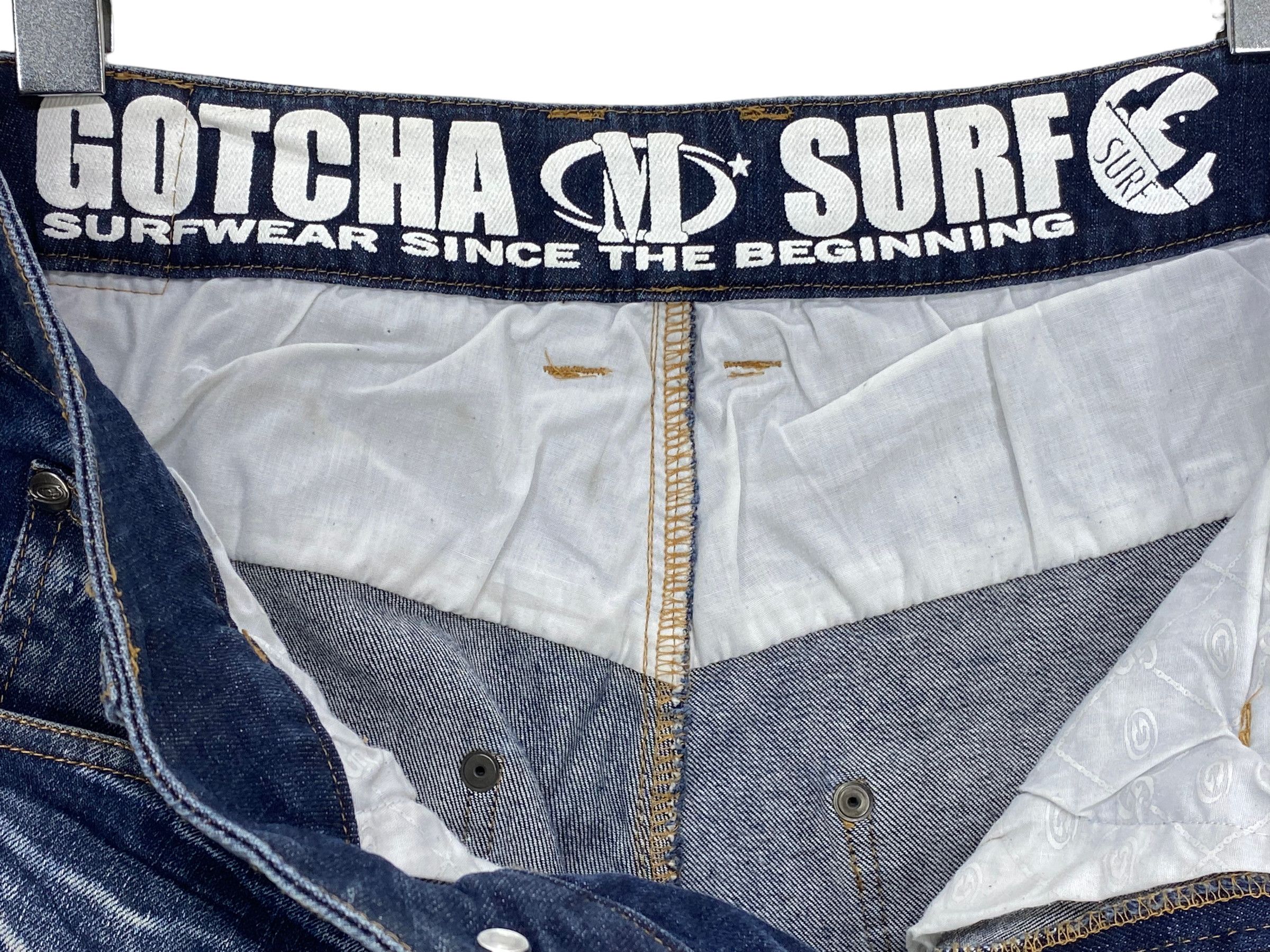 Gotcha × Japanese Brand Gotcha Jeans Gotcha Hip Hop Surf Pants Size US 33 - 11 Thumbnail