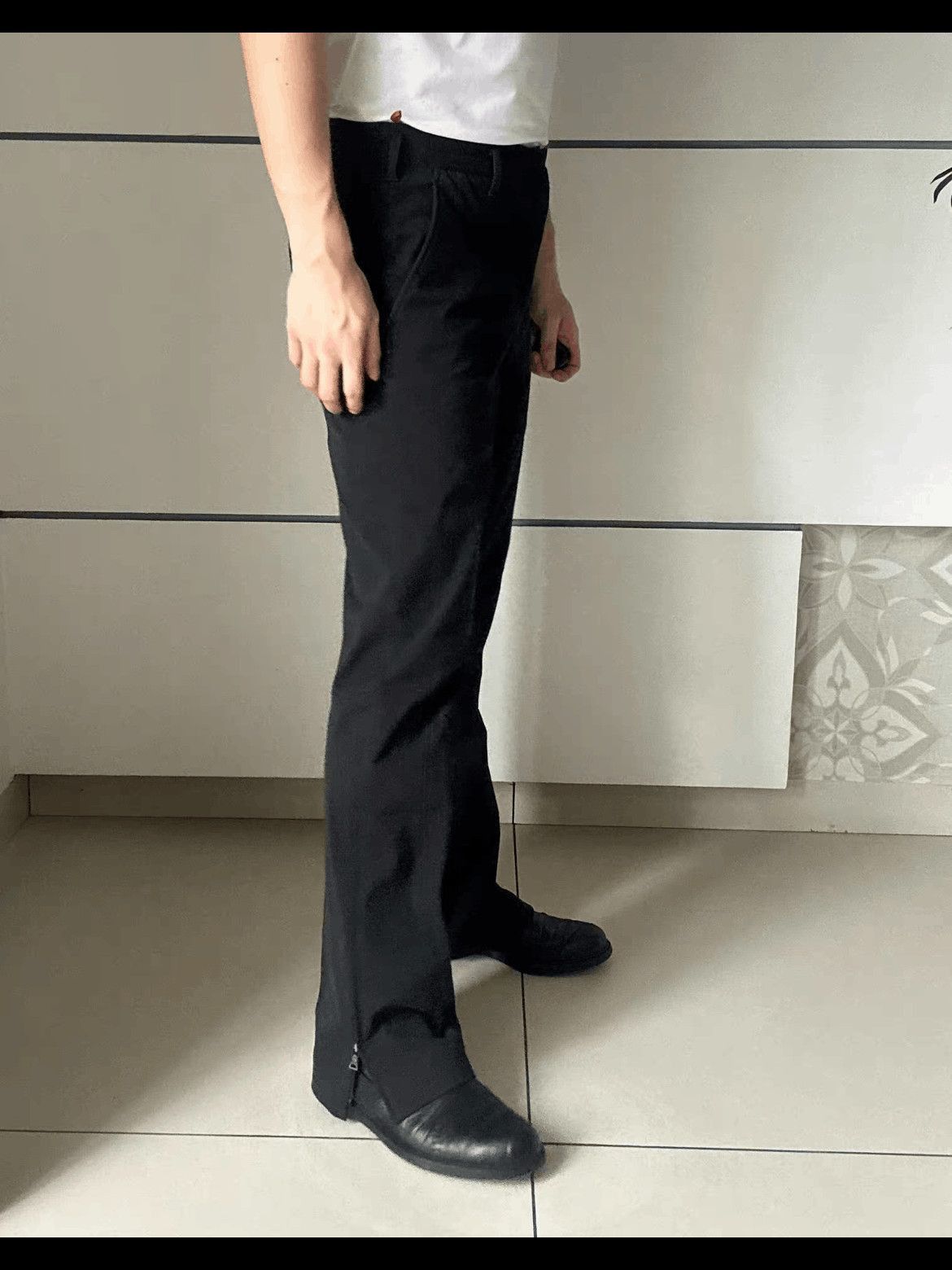 Prada Sz 46 Vintage Prada Red Label Side Zip Trousers-2508 Size US 30 / EU 46 - 8 Thumbnail