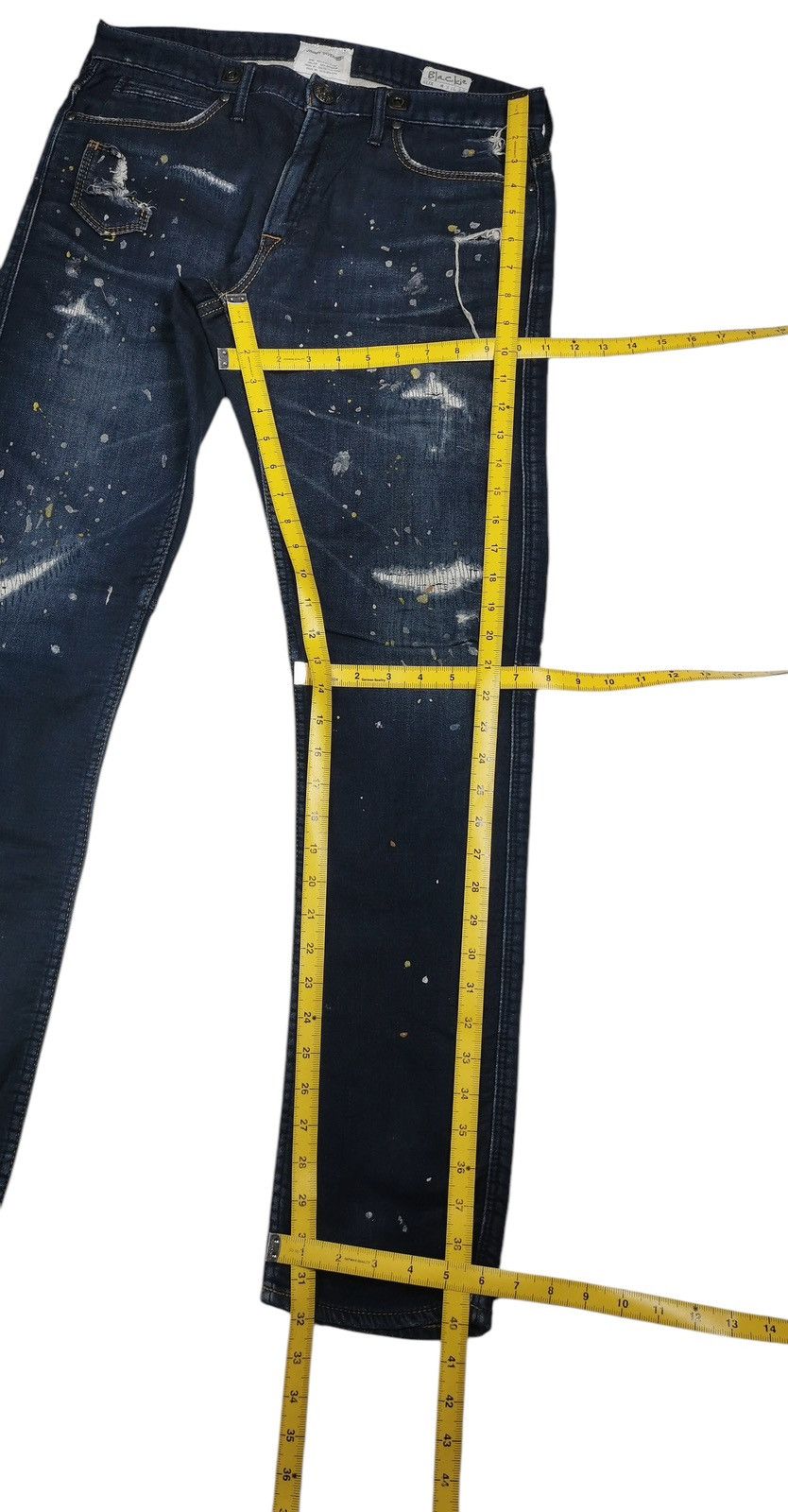 Jimmy Taverniti Jimmy Taverniti Distressed Paint Splattered Jogger Size US 32 / EU 48 - 13 Thumbnail