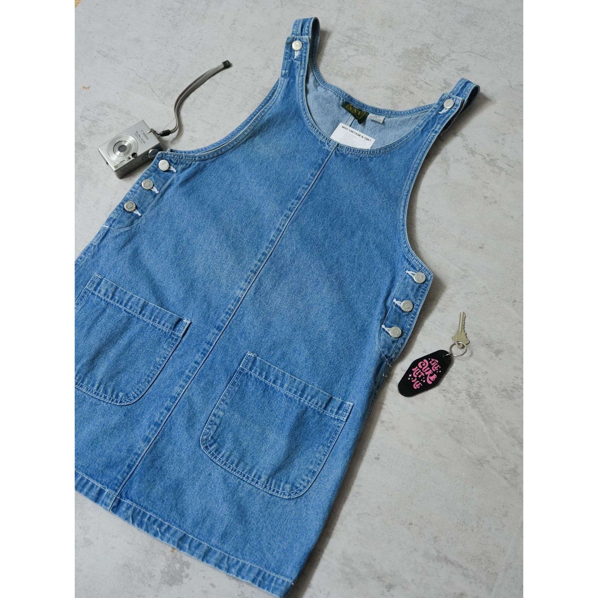 Other Vintage Concept XXV Denim Short Dress Size S / US 4 / IT 40 - 2 Thumbnail