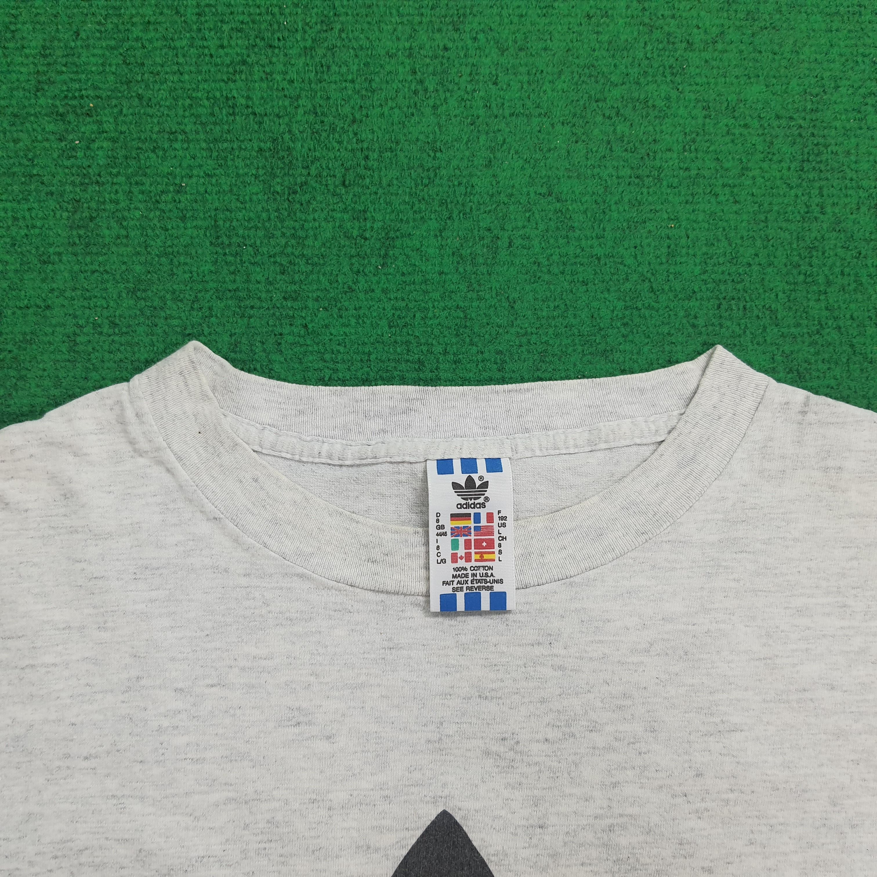 Adidas Adidas Original Logo Tshirt Size US XL / EU 56 / 4 - 5 Thumbnail