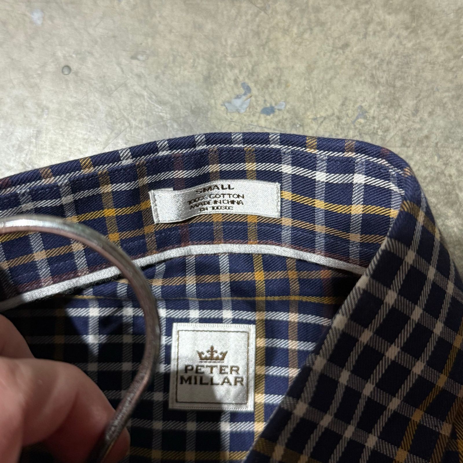 Peter Millar Peter Millar 100% Cotton Men's S Button Up Shirt Size US S / EU 44-46 / 1 - 2 Thumbnail