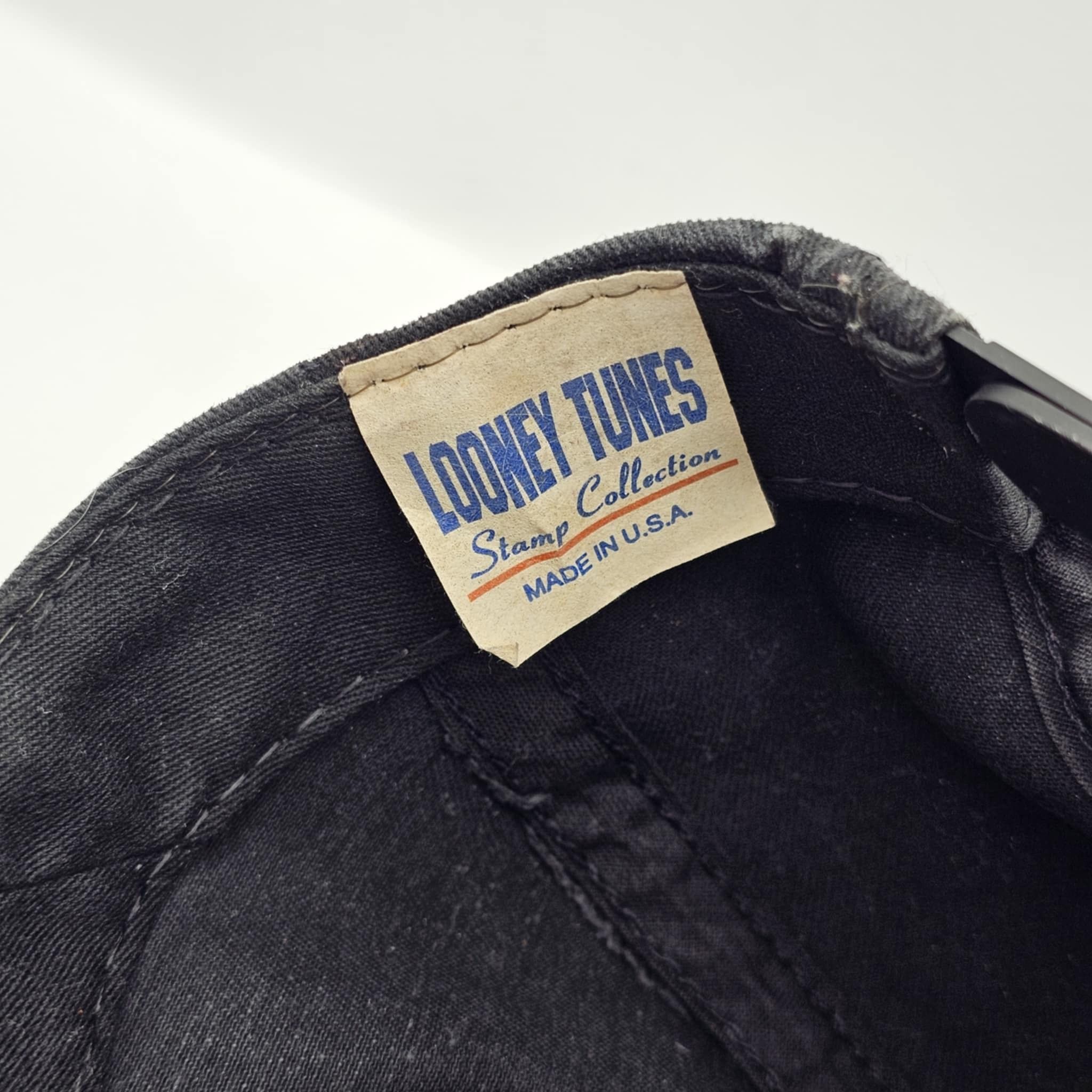 Vintage × Warner Bros Looney Tunes Vintage 90s Bugs Bunny Taz Stamp Snapback Hat Size ONE SIZE - 7 Thumbnail