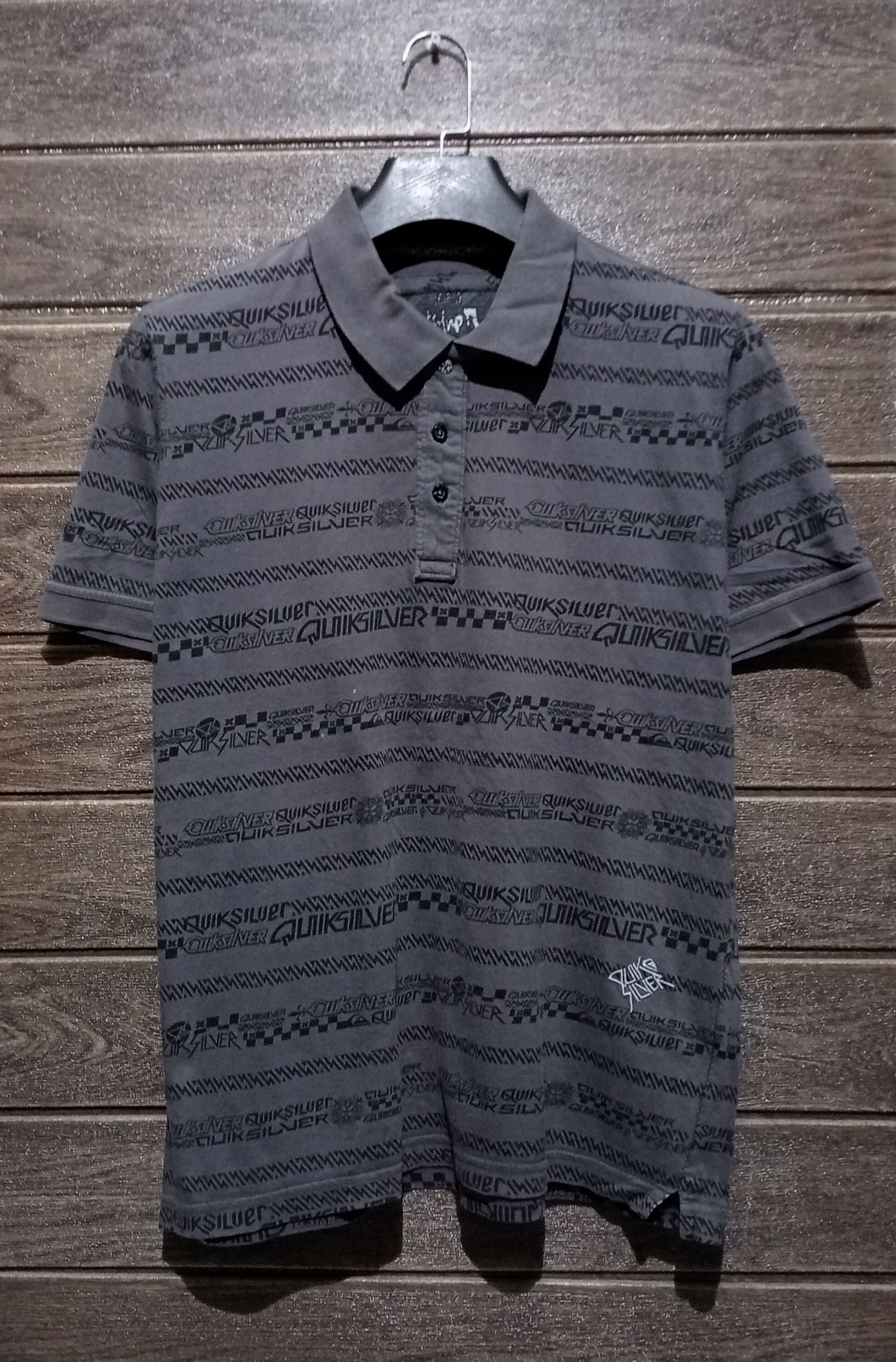 Quiksilver Quiksilver Full Printed Polo Shirts Very Rare Size US L / EU 52-54 / 3 - 1 Thumbnail