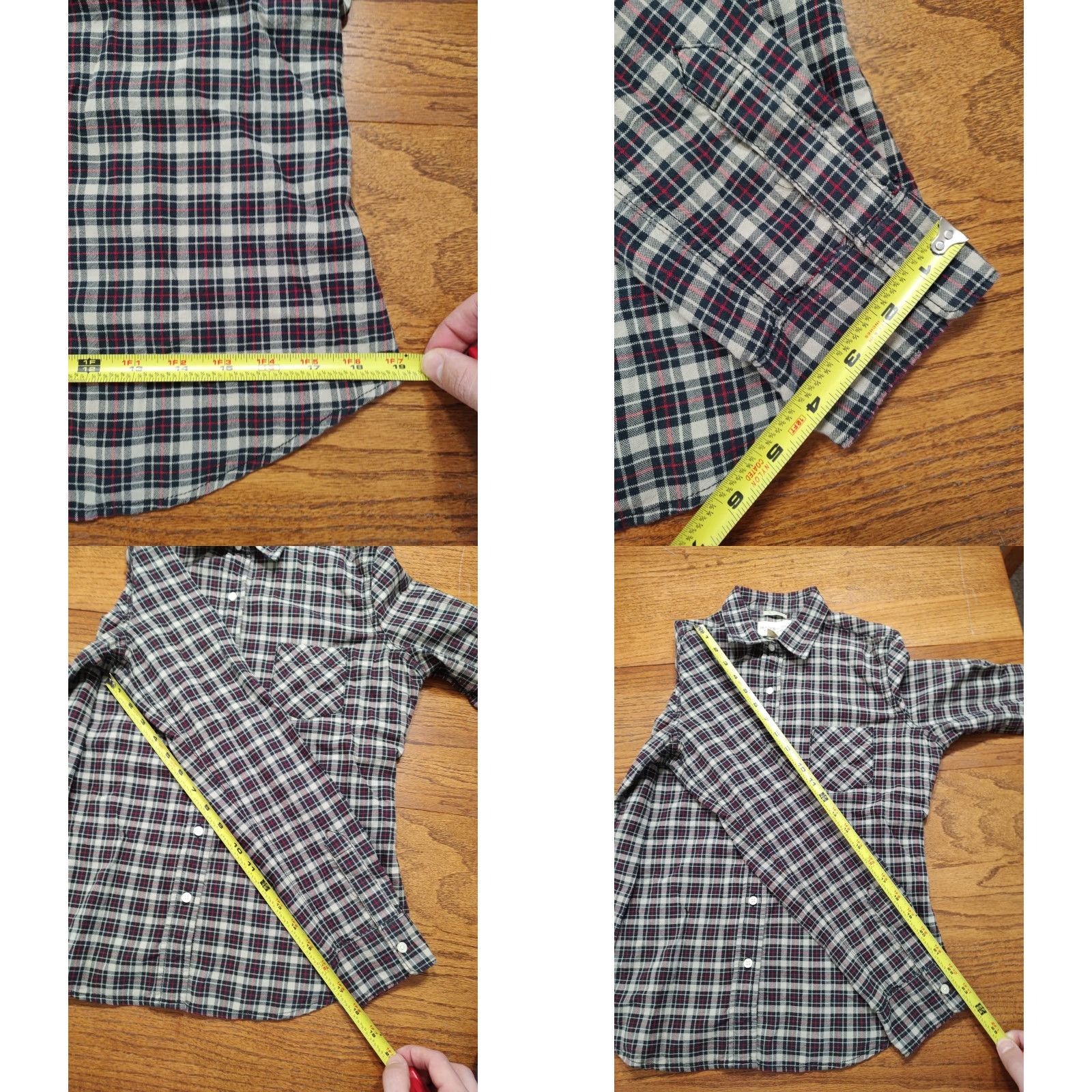 Vintage VINTAGE Denim & Supply Ralph Lauren Womens RL Tomboy Blue Red Plaid Button Shirt Medium Size M / US 6-8 / IT 42-44 - 8 Thumbnail