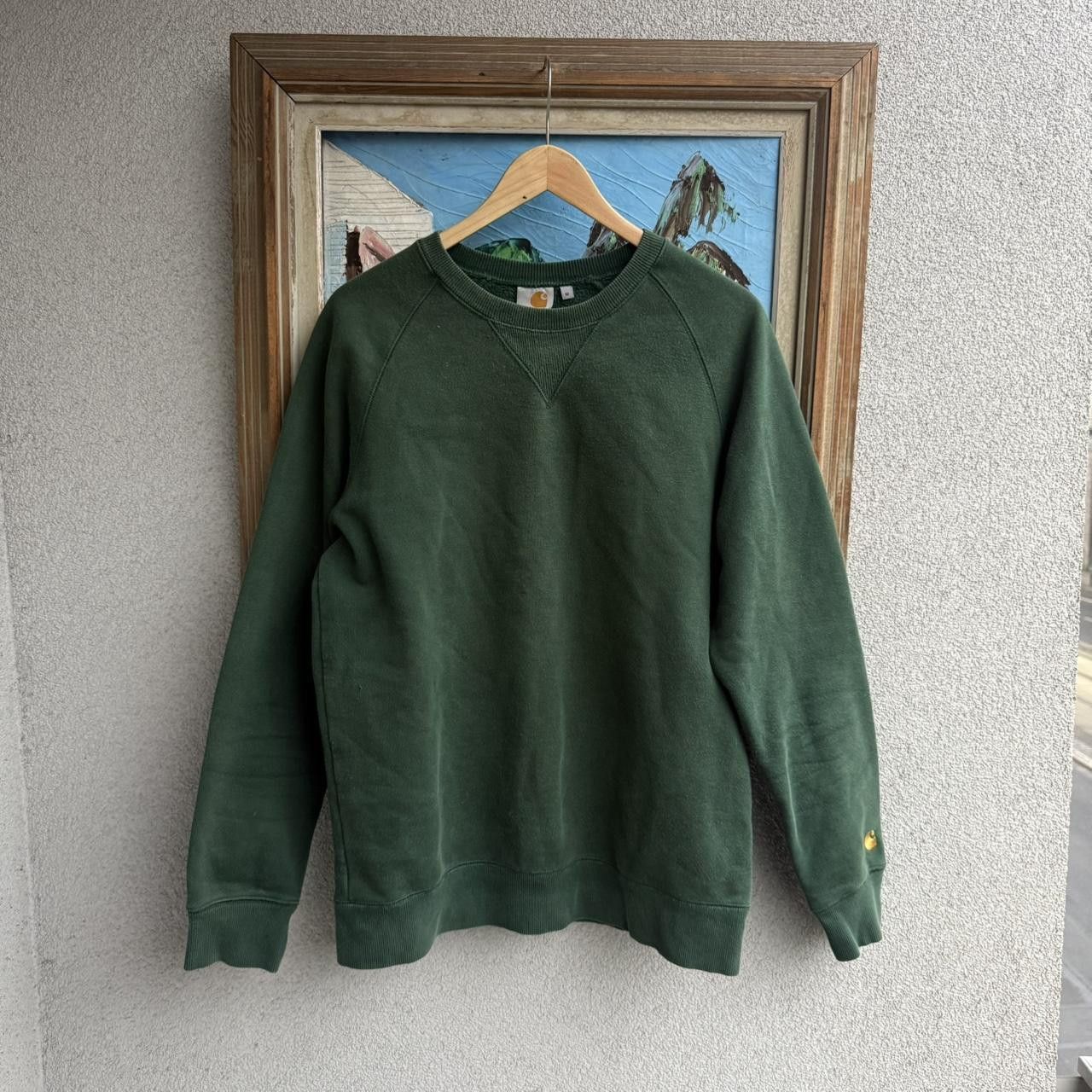 Carhartt Carhartt Heavy Sweatshirt Crewneck Dark Green Workwear Size US M / EU 48-50 / 2 - 1 Thumbnail