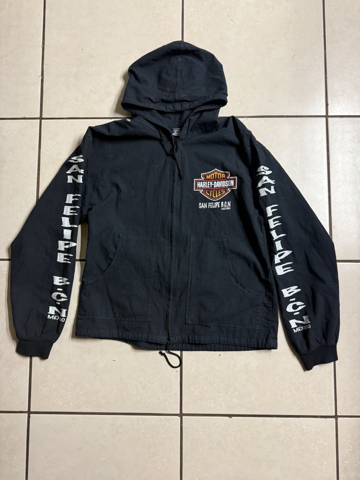 Harley Davidson × Vintage Vintage 90s Harley Davidson Jacket Size US L / EU 52-54 / 3 - 1 Thumbnail