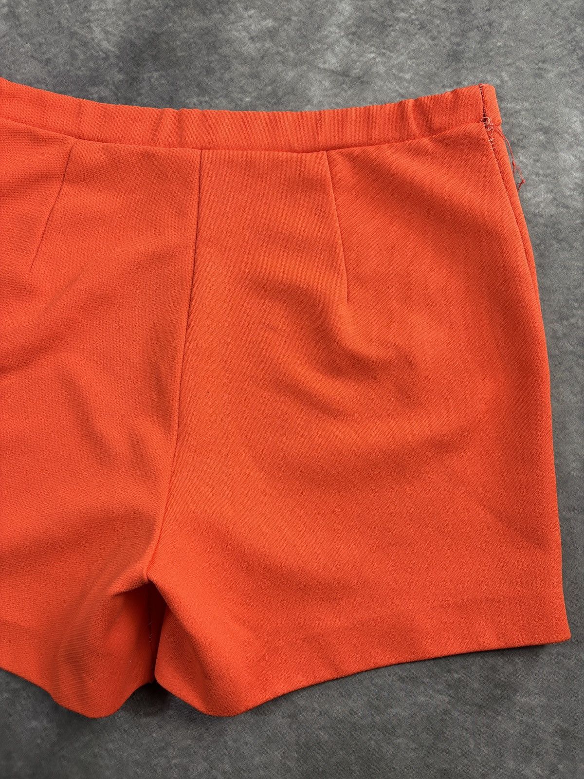 Vintage 1970s Polyester Shorts Vintage TanJay Canada Booty Shorts Size 34" / US 12 / IT 48 - 7 Thumbnail