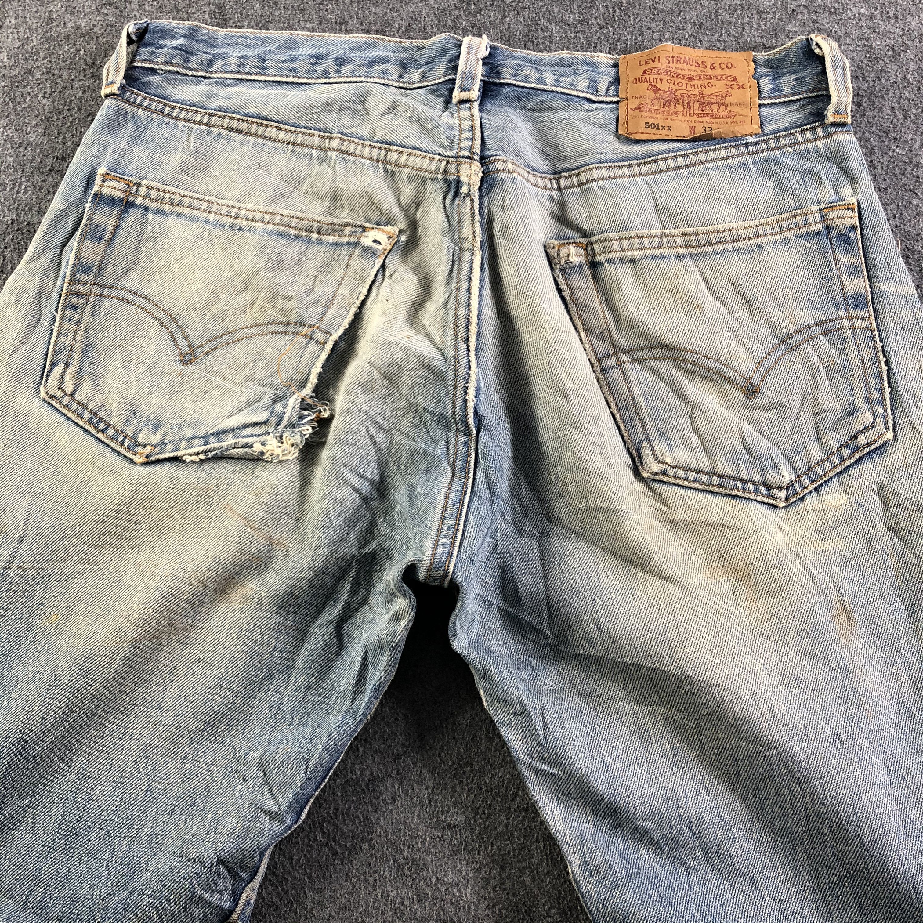 Levi's Vintage 90s Levis 501 Jeans-J3587 Size US 32 / EU 48 - 4 Thumbnail