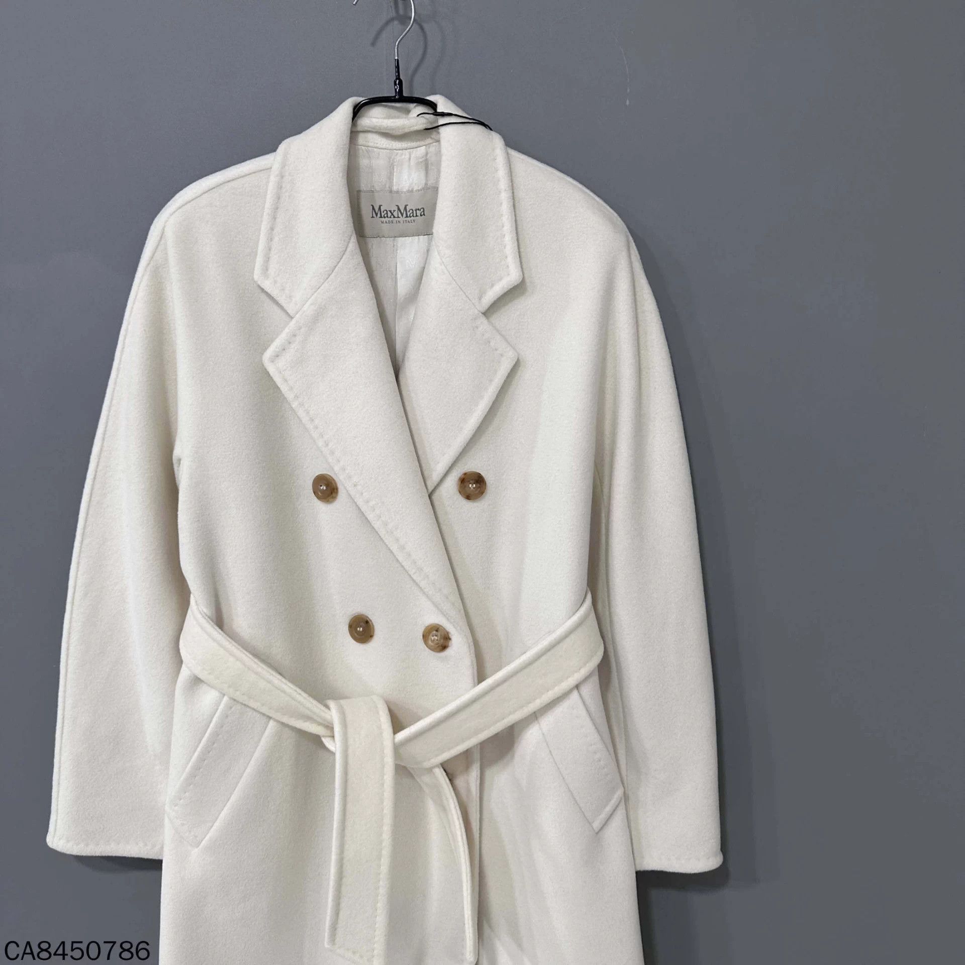 Max Mara Max Mara 101801 White Coat IT 38 Size S / US 4 / IT 40 - 2 Thumbnail