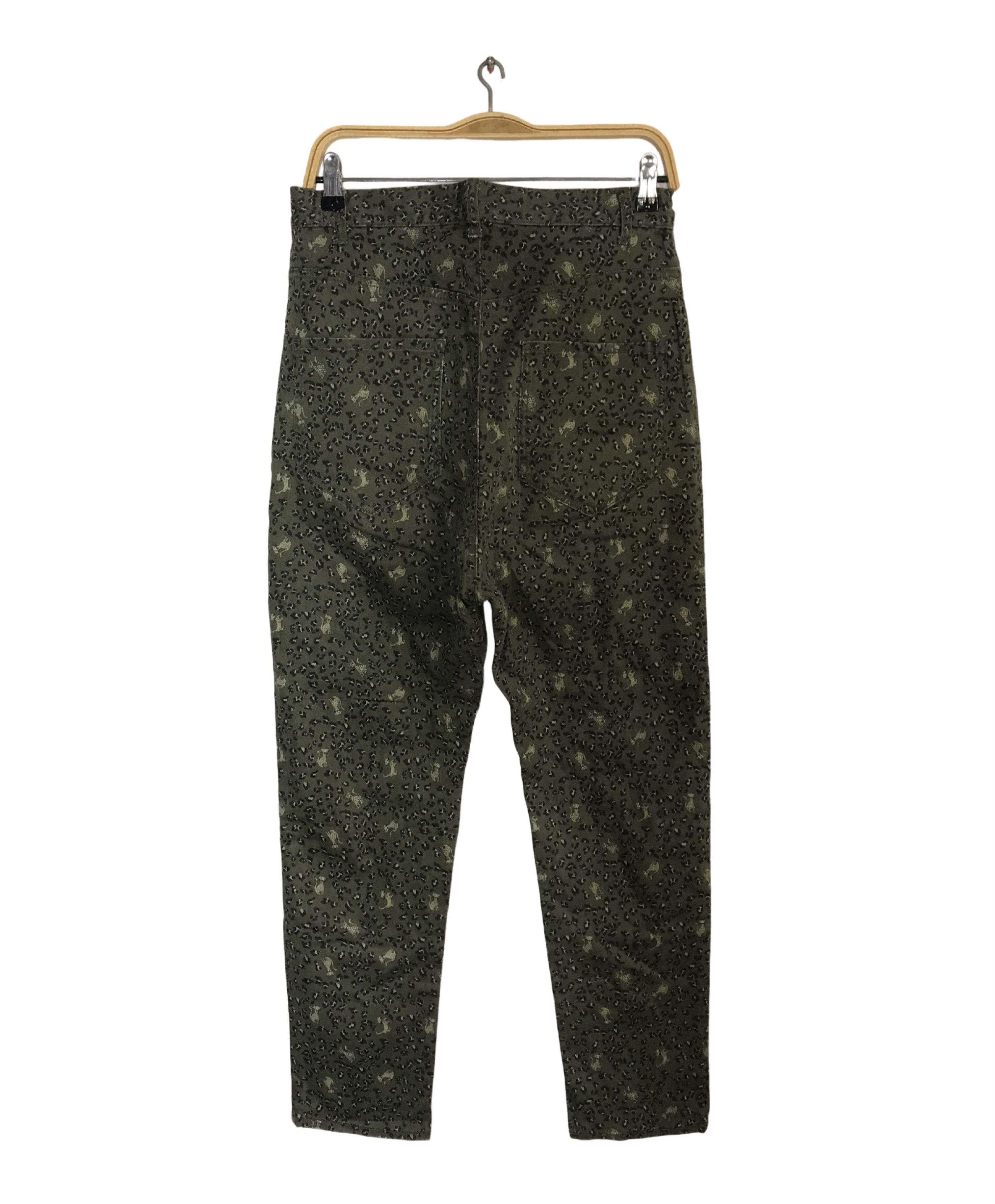 Ne-Net Ne-Net Issey Miyake Leopard Art Pant Design Denim Size 29" - 2 Thumbnail