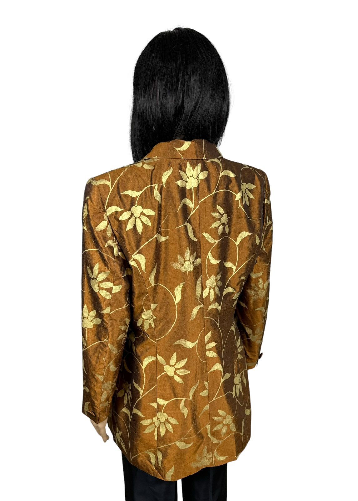 Escada × Vintage Escada Margaretha Ley Silk Blazer Floral Printed size 42 Size M / US 6-8 / IT 42-44 - 10 Thumbnail