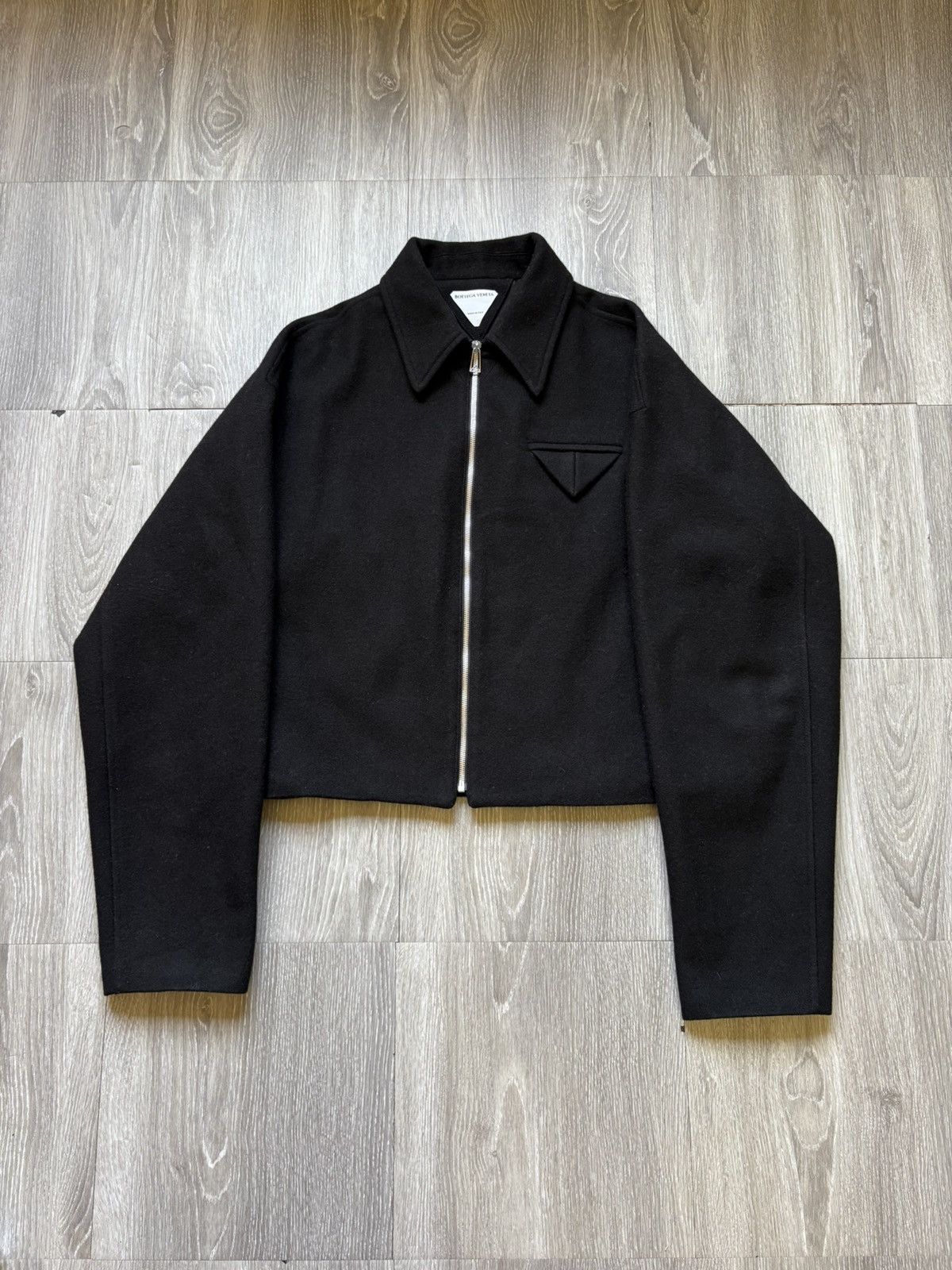 Bottega Veneta Bottega Veneta FW20 Wool Felt Triangle Jacket Size US L / EU 52-54 / 3 - 1 Thumbnail