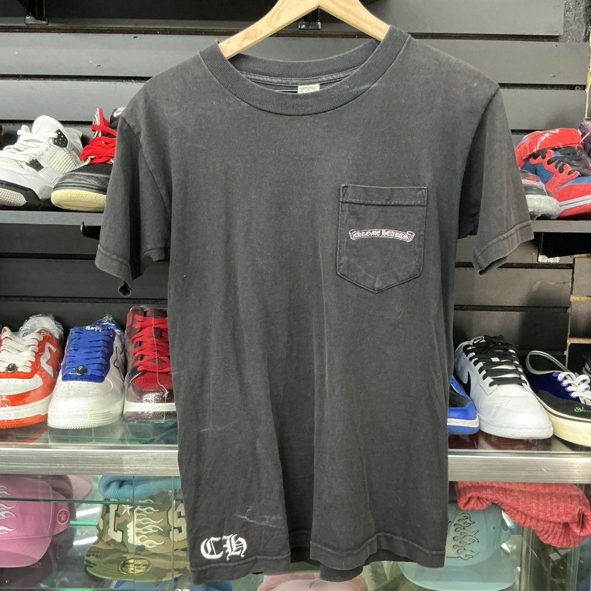 Chrome Hearts Chrome Hearts Pocket Scroll Logo Tee Sz S Size US S / EU 44-46 / 1 - 2 Thumbnail