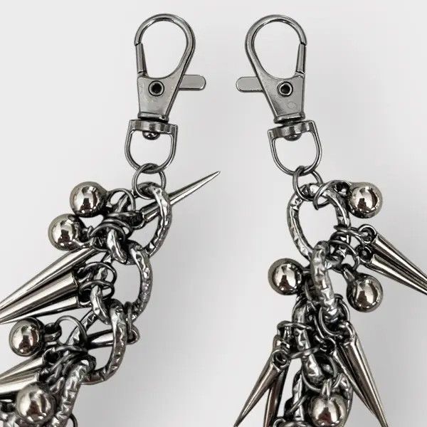 Jewelry Norika x Yuki STEAL! Y2K Punk Spikes Wallet Keychain Size ONE SIZE - 4 Thumbnail