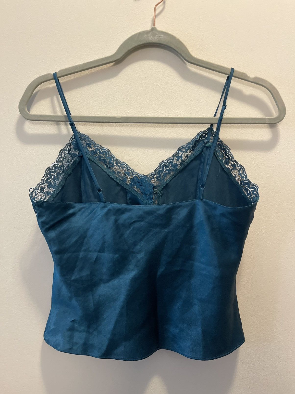 Vintage Vintage Gold Label Victoria Secret Teal Tanktop Size S / US 4 / IT 40 - 2 Thumbnail
