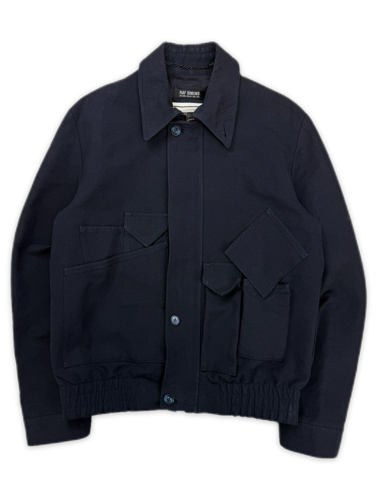 Raf Simons AW04 Raf Simons ‘Waves’ Sculptural Multi Pocket Work Jacket Size US M / EU 48-50 / 2 - 1 Thumbnail
