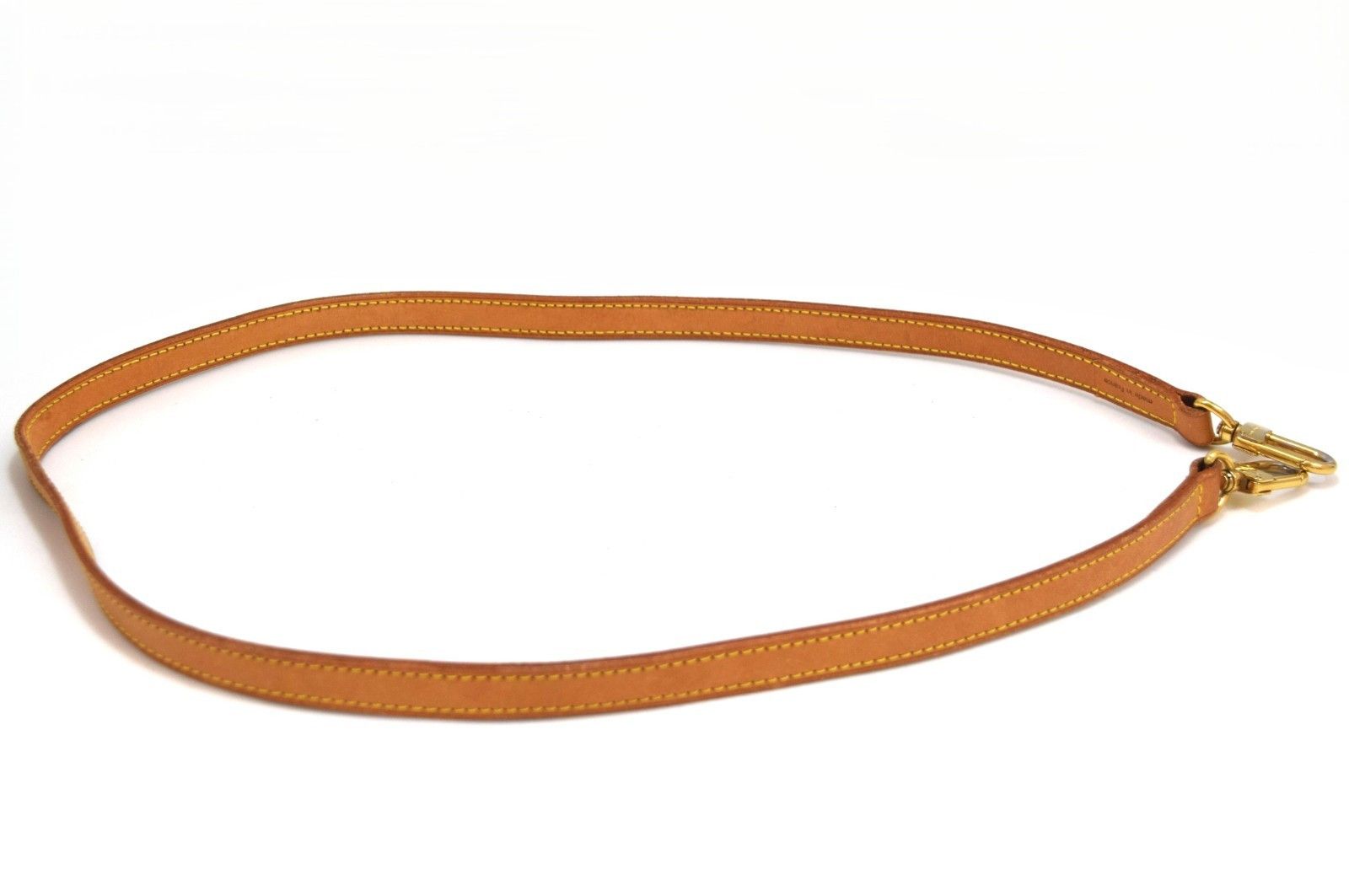 Louis Vuitton Louis Vuitton Leather Shoulder Strap Beige Size ONE SIZE - 3 Thumbnail