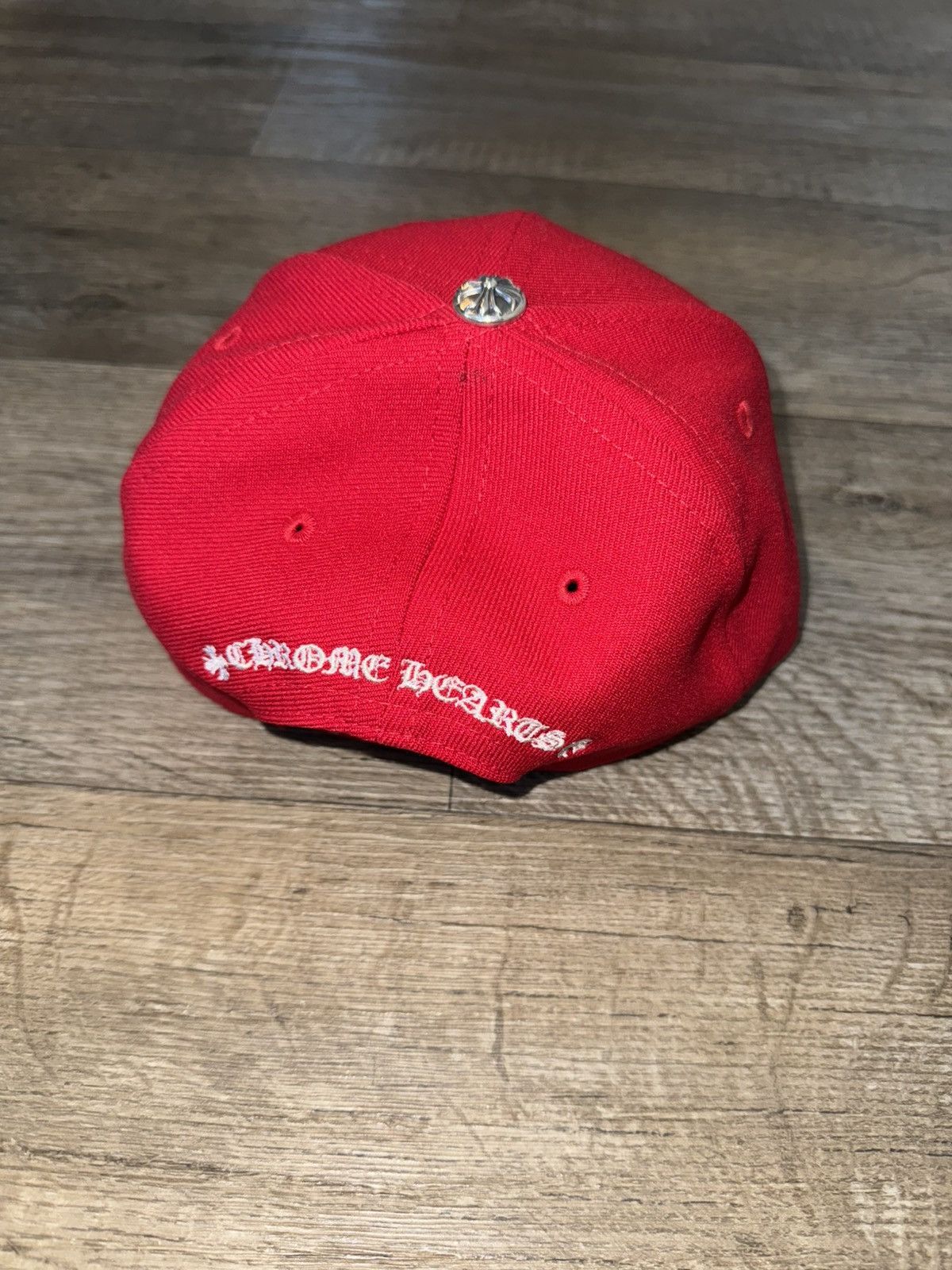Chrome Hearts RED CHROME HEARTS LOGO HAT Size ONE SIZE - 2 Thumbnail