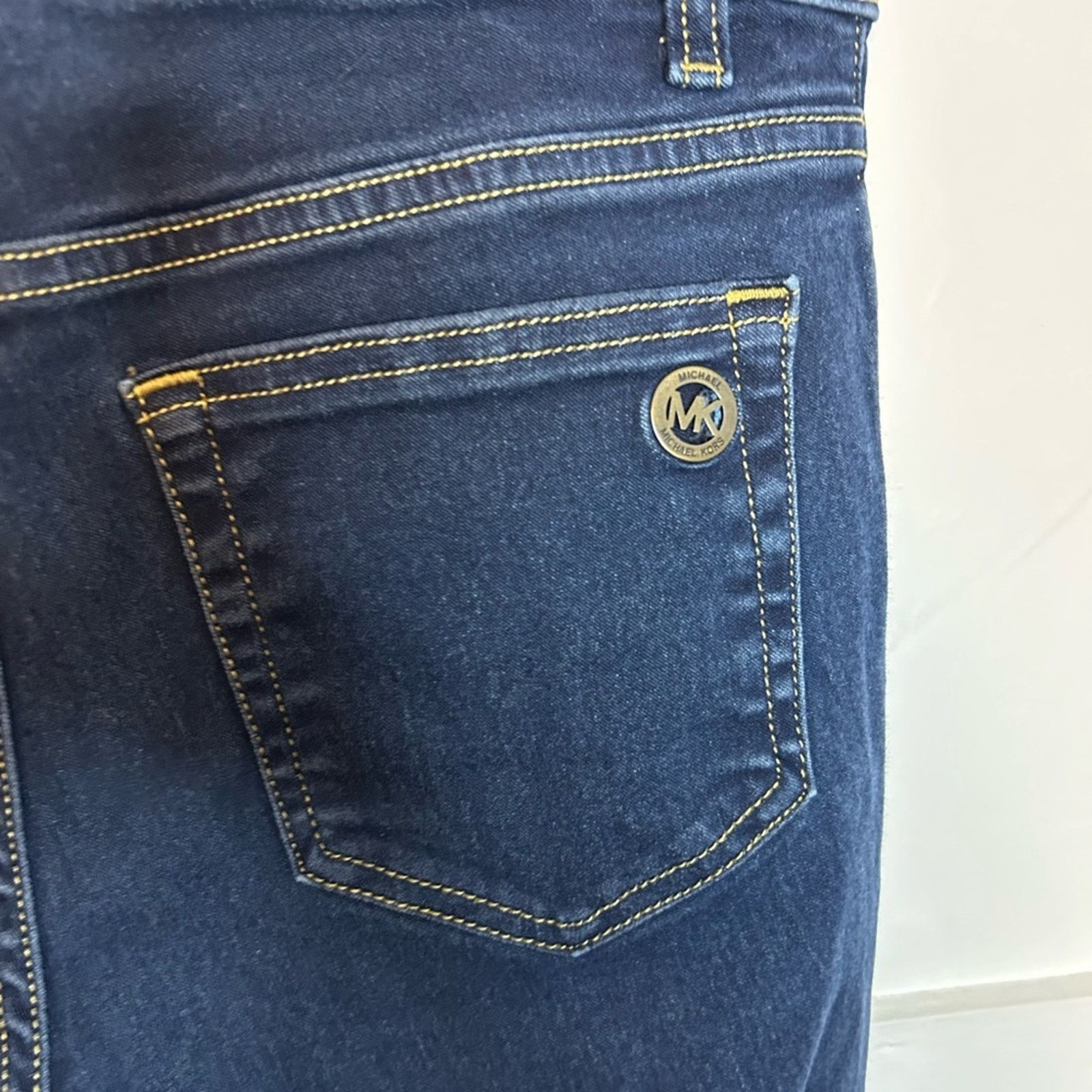 Michael Kors Michael Michael Kors Dark Wash Izzy Skinny Jeans Size 28" / US 6 / IT 42 - 5 Thumbnail